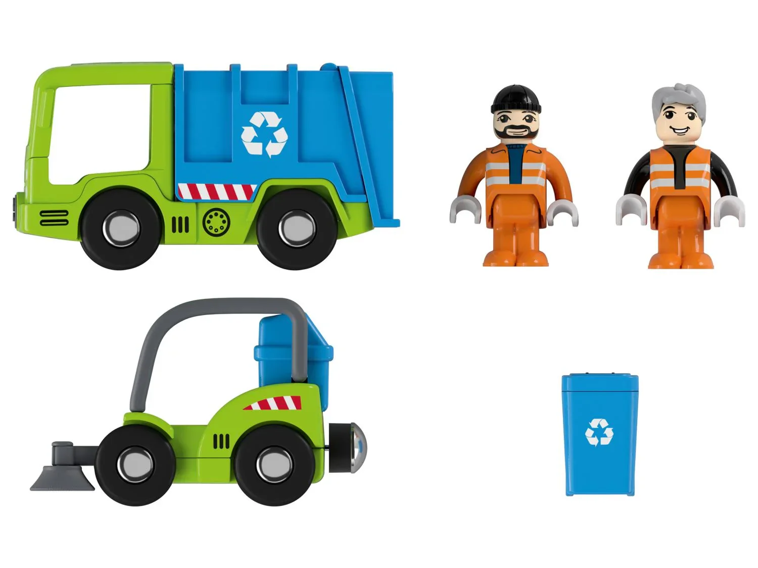 Playtive Set de figurines d'intervention ferrovire