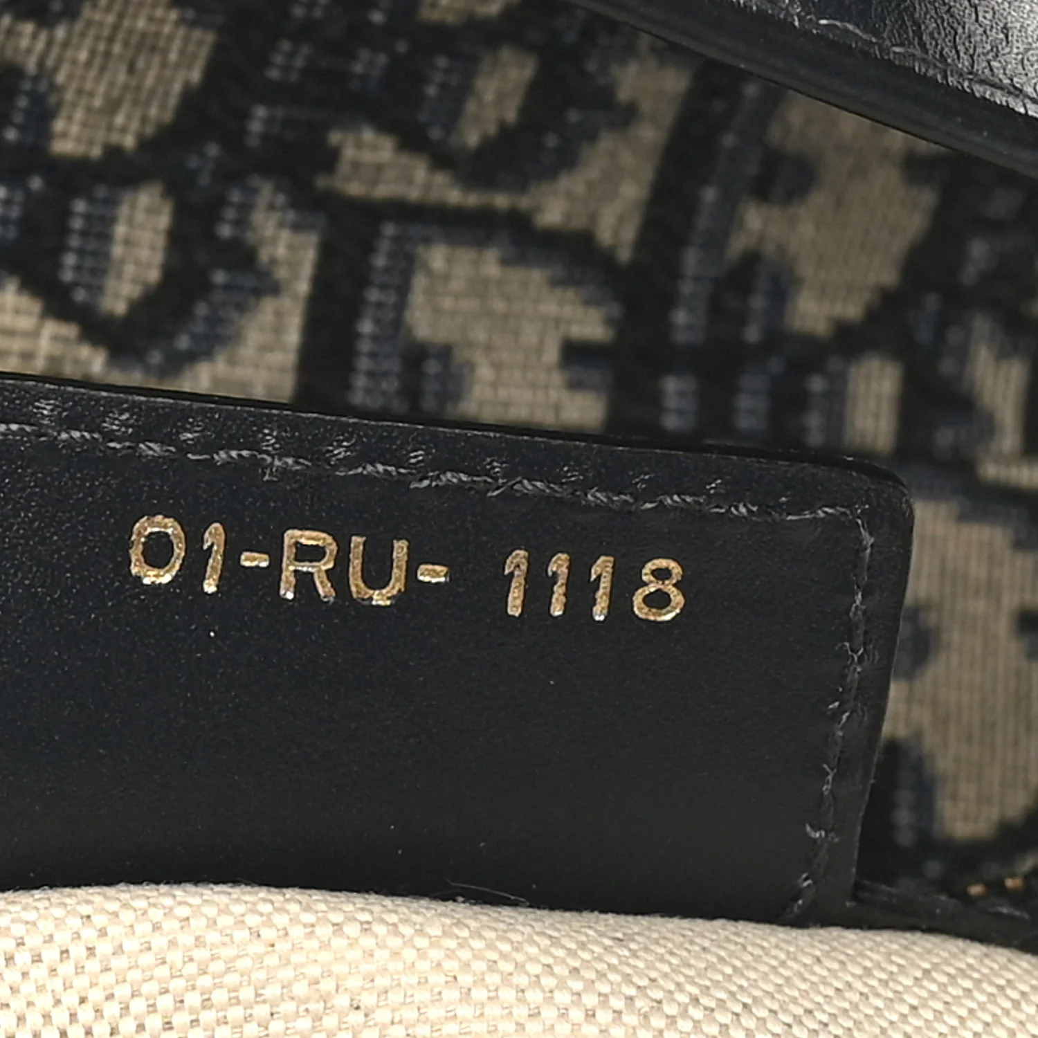 Oblique Saddle Bag Blue