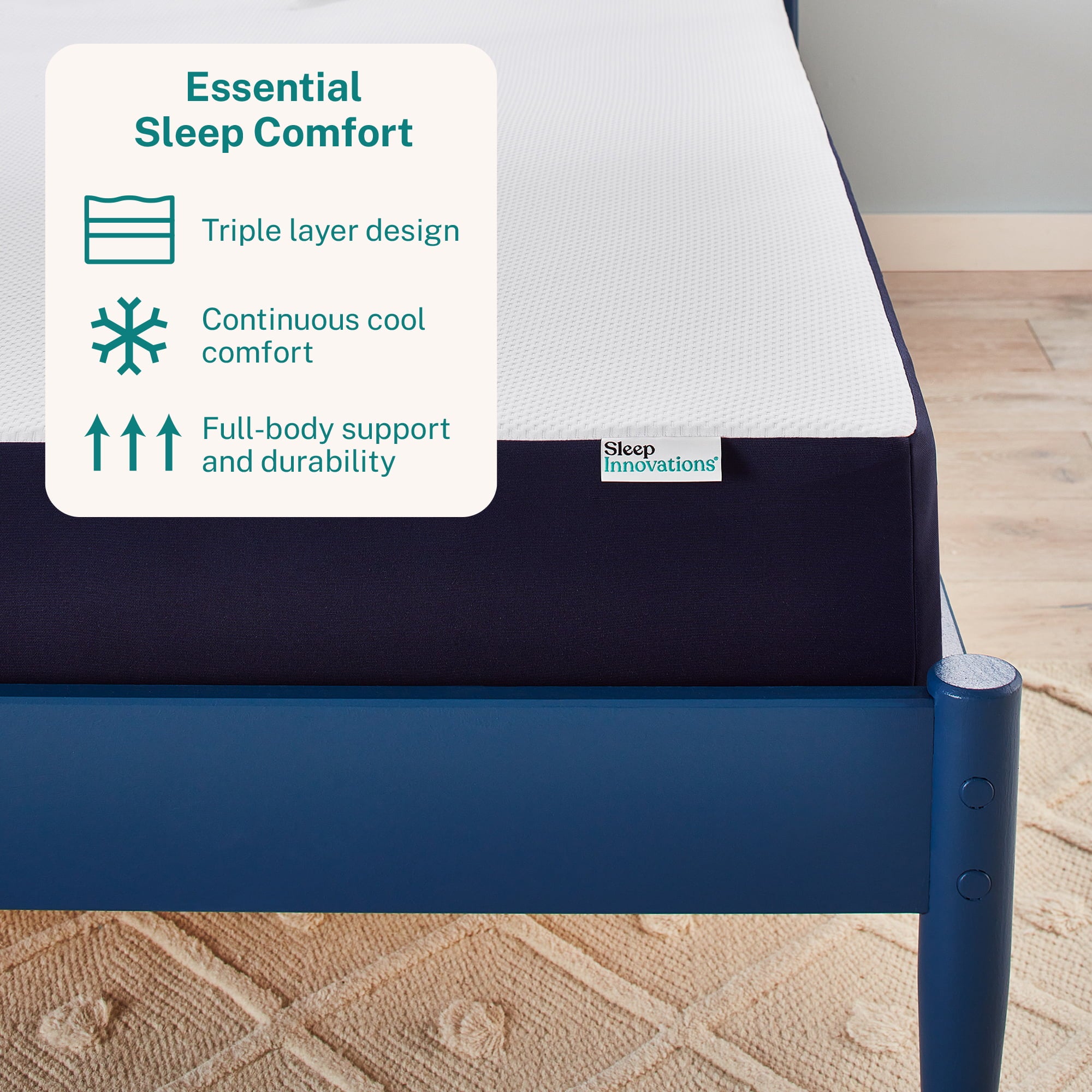Innovations Marley 10 Cooling Gel Foam Mattress. Queen