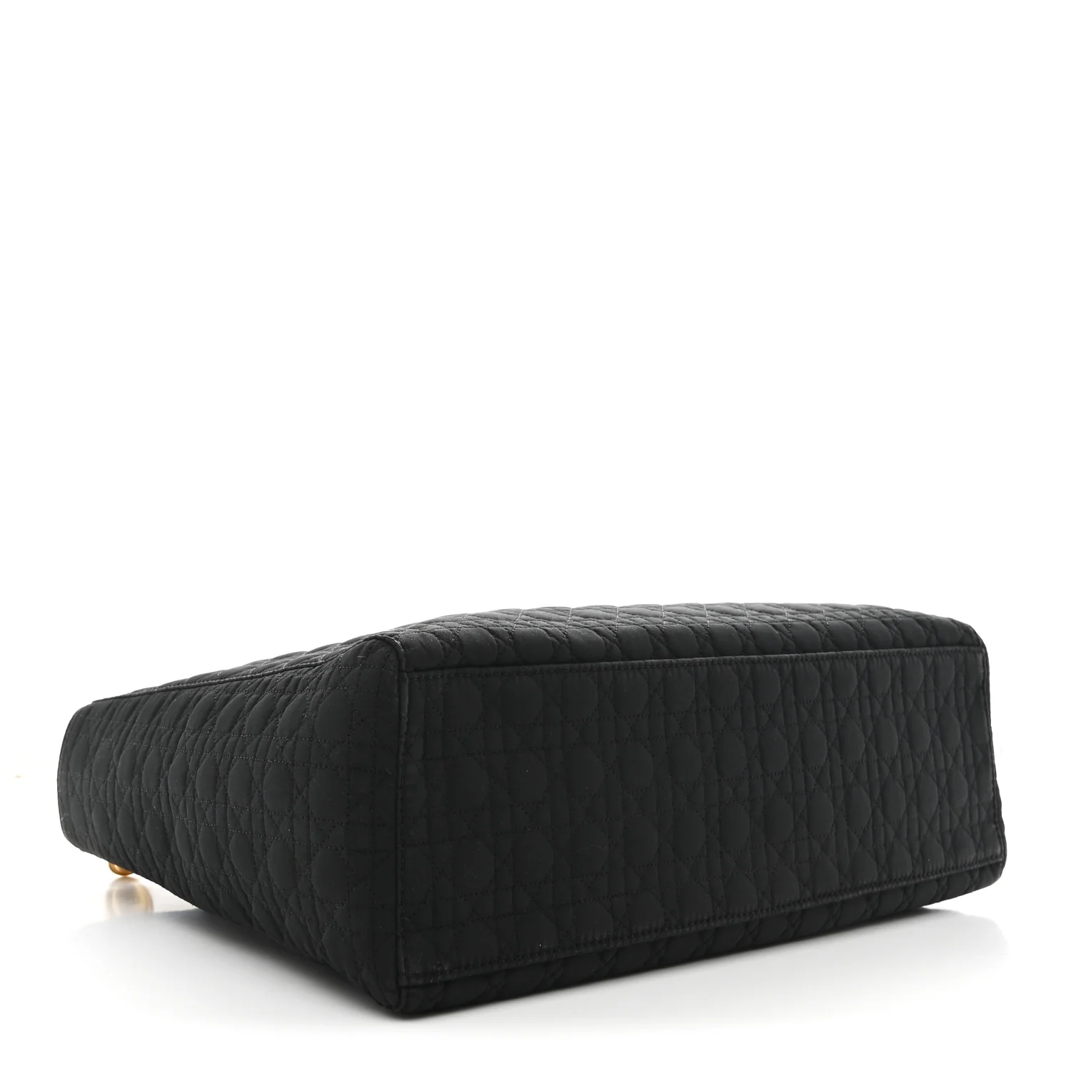 Nylon Cannage Large Lady Dior Black