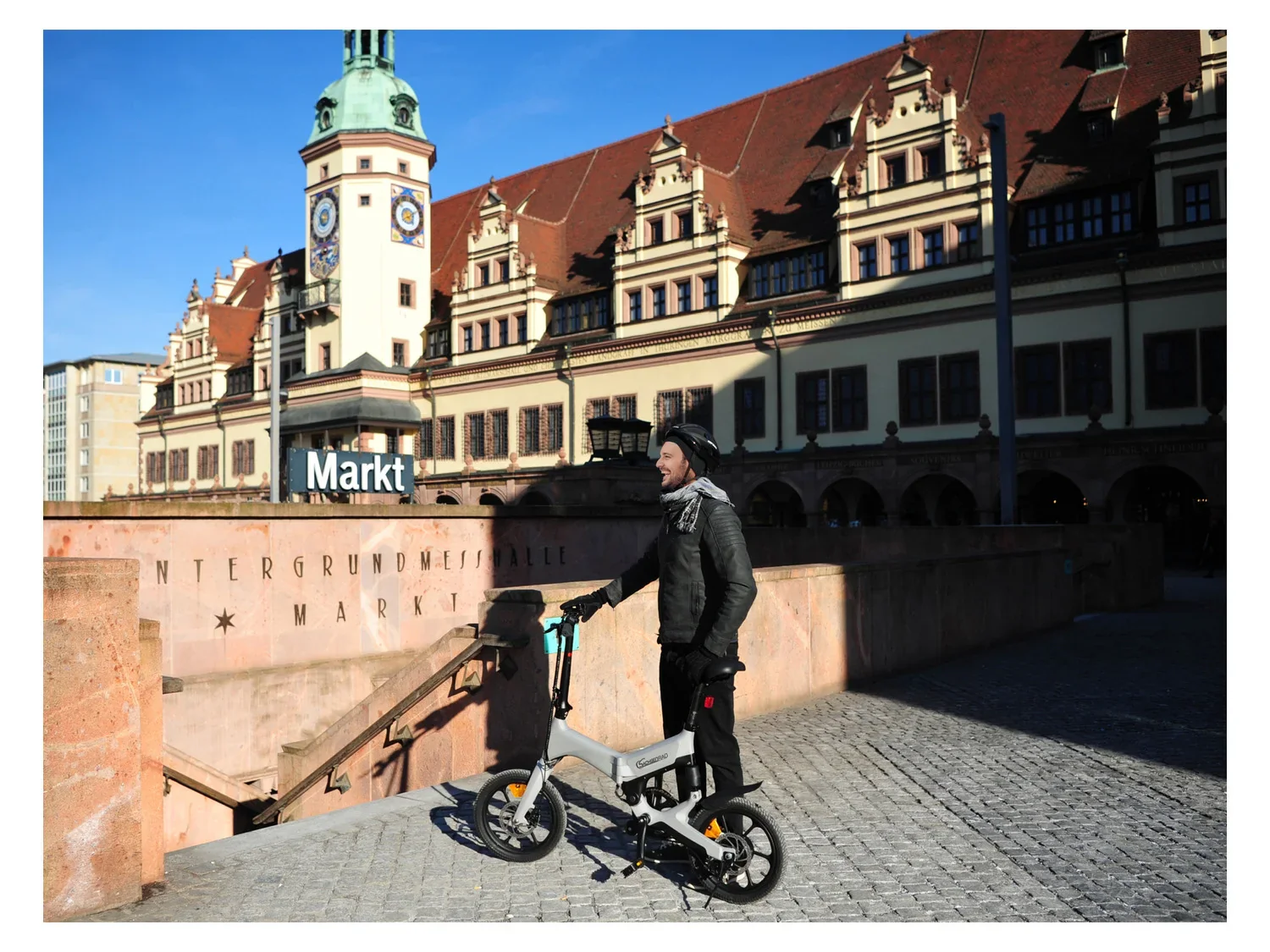 SachsenRad Vlo lectrique pliable E-Folding Race Bike F12, 16 pouces