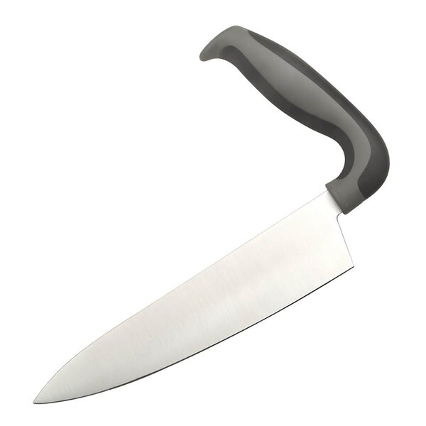 Kokkekniv ergonomisk 27 cm svart/stål