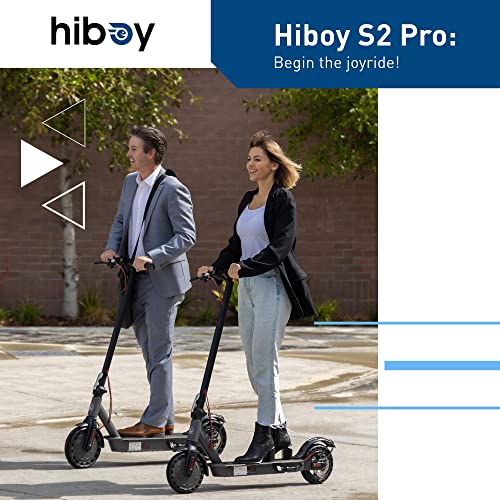 Trottinette électrique pliable Hiboy S2 Pro, moteur de 500 W, pneus pleins de 10 pouces