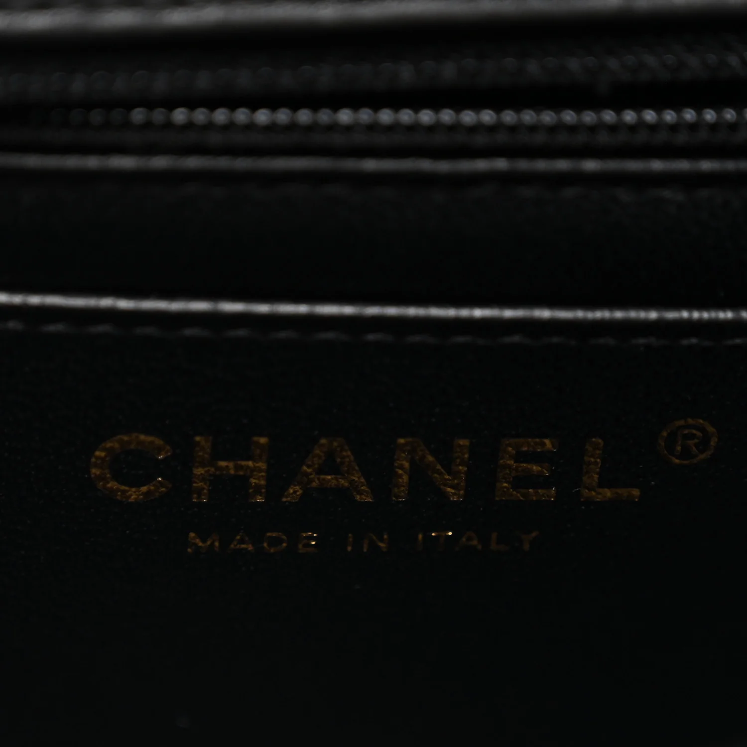 Lambskin Quilted Mini Rectangular Flap Black