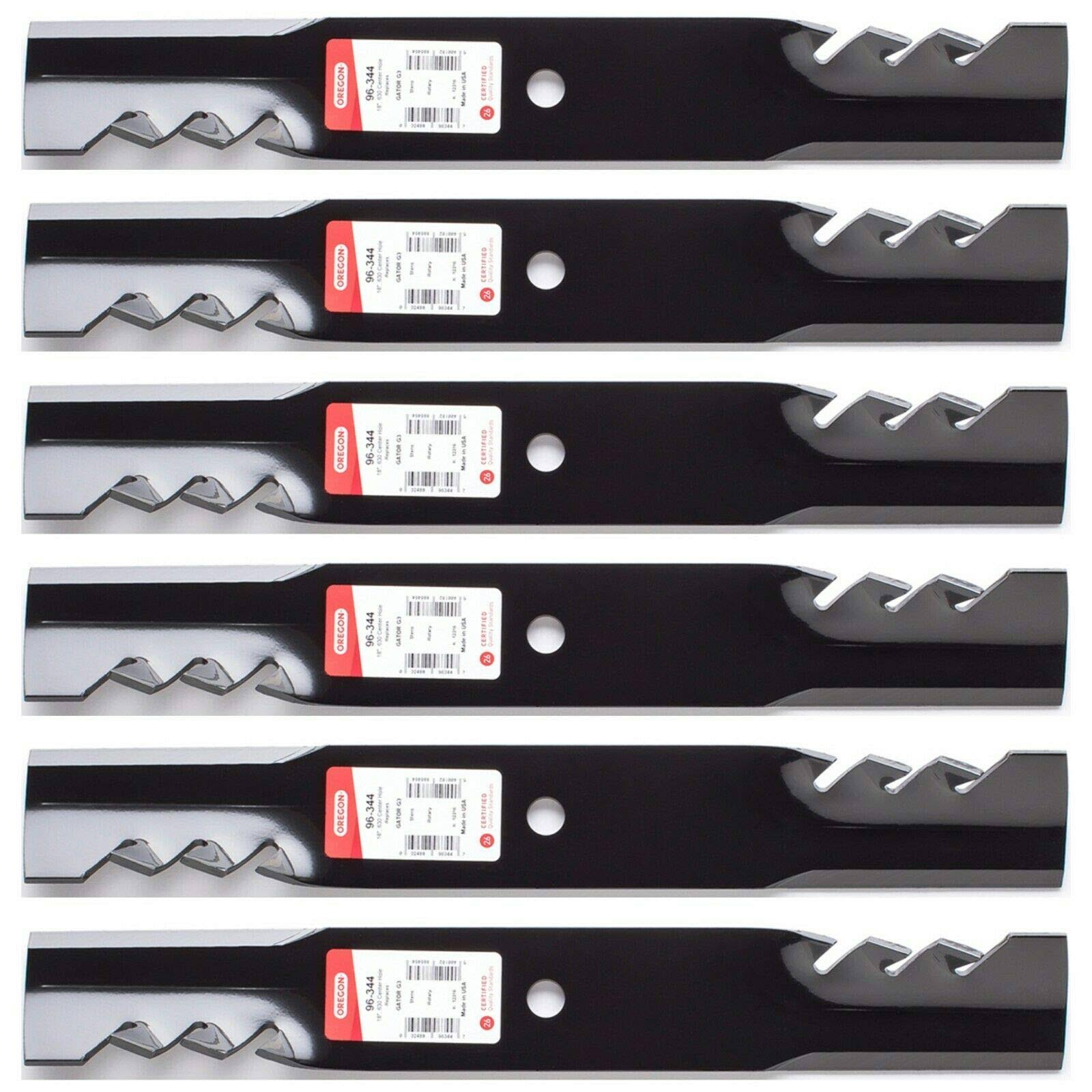 6pk Oregon 96-344 Gator G3 Blades for 52 Exmark 303495 303527 103-6580