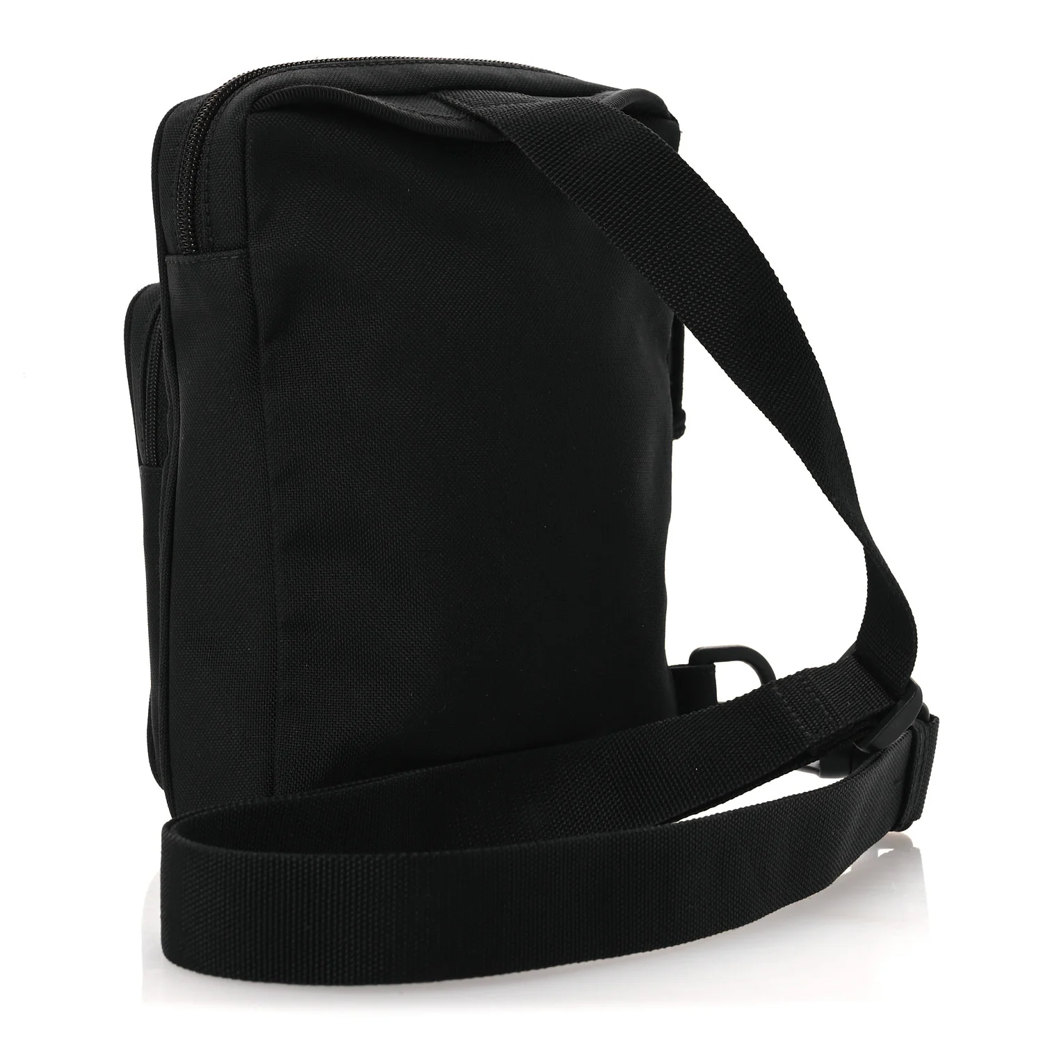 Nylon Logo Explorer Crossbody Messenger Bag Black