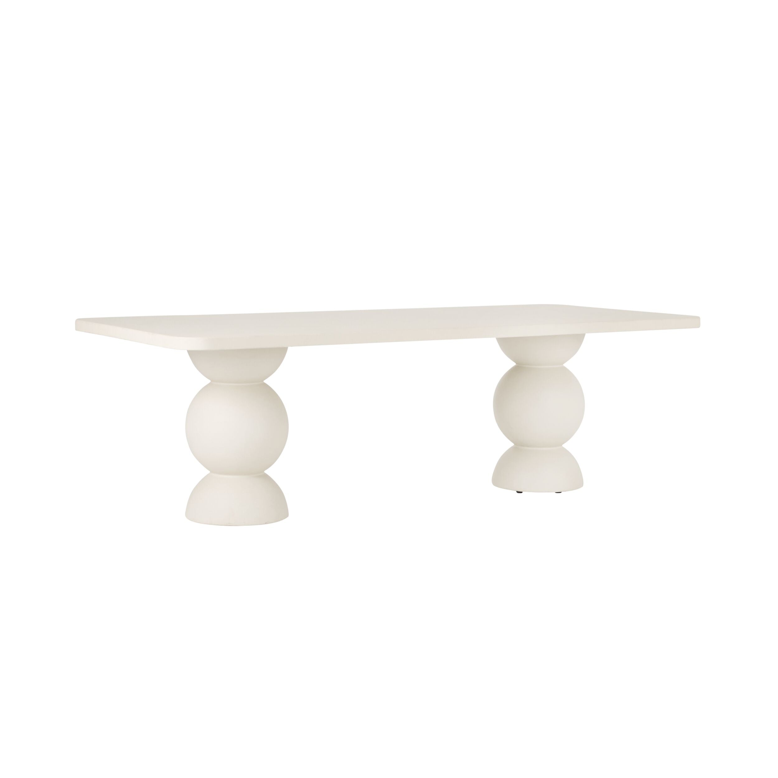 Bea Dining Table 240cm Ivory Stone