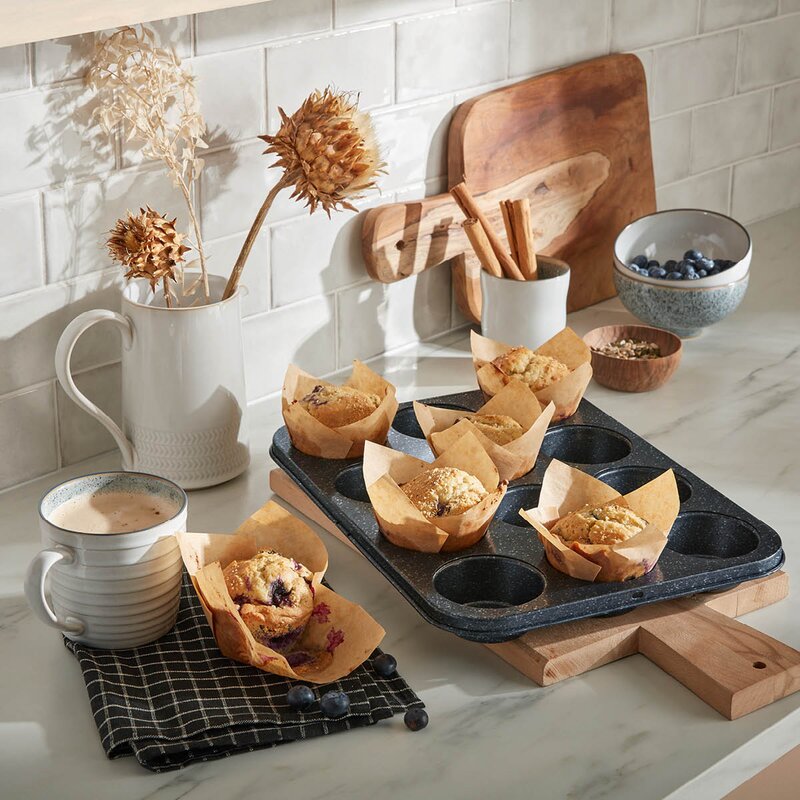 Quantanium Finish muffinsform 6-kopper 35x26,5x4 cm
