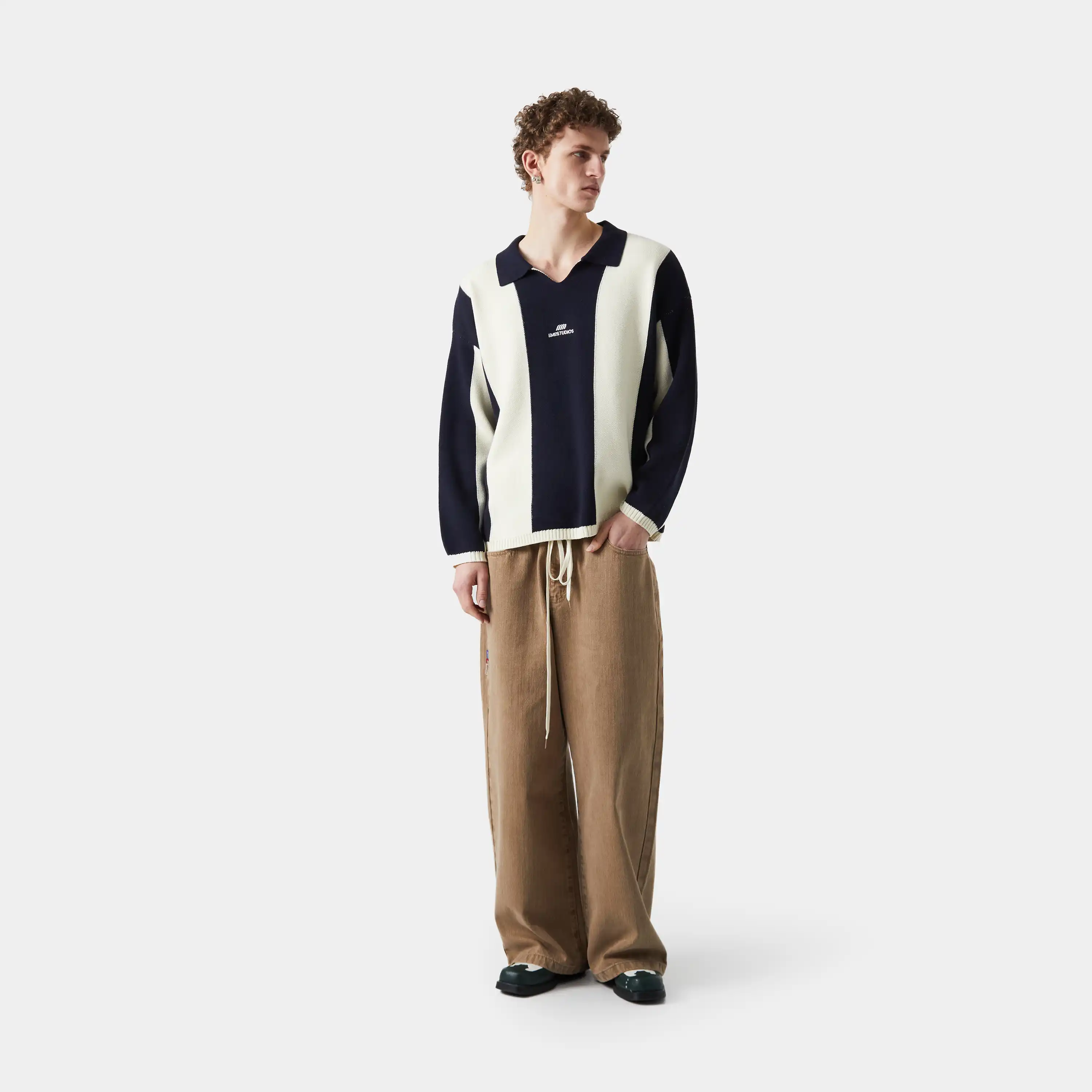 Celery Marine Knit Sweater
