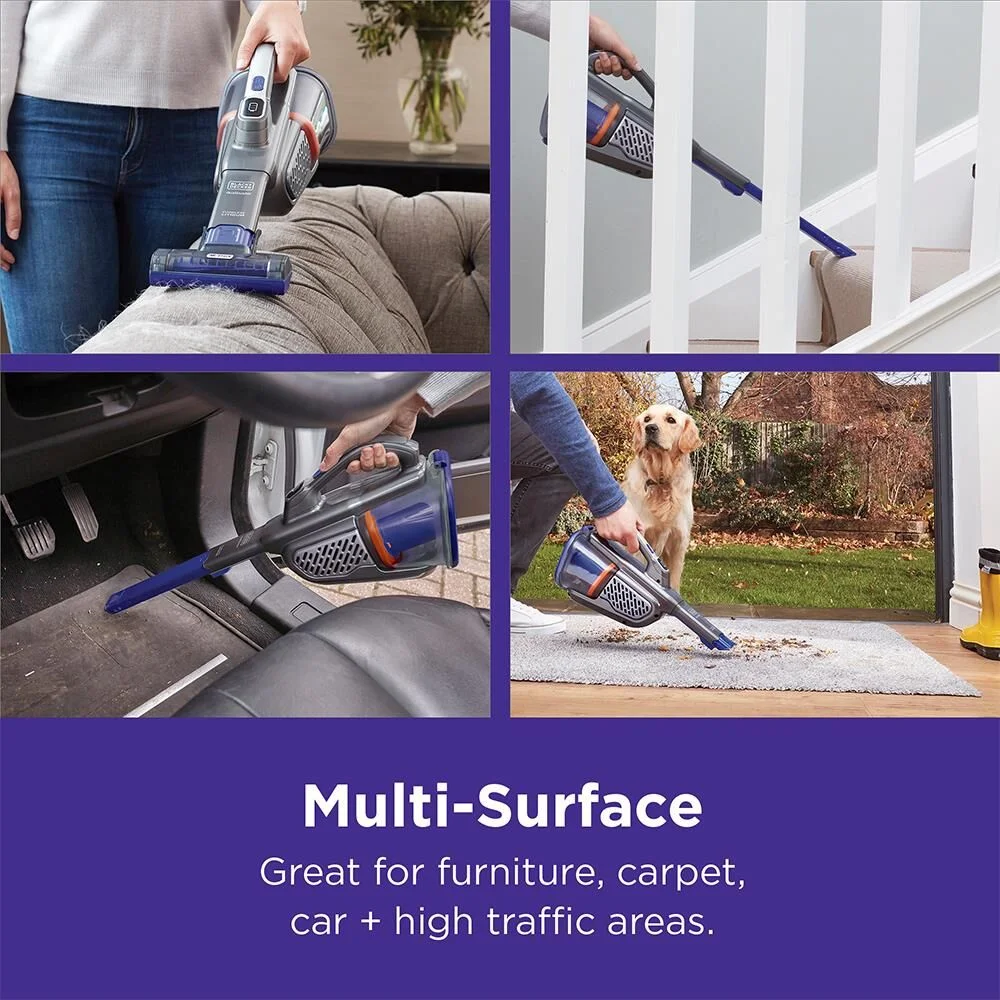 dustbuster furbuster AdvanceClean+ Cordless Pet Handheld Vacuum, HHVK515JP07(Whole Bean/15.9" x 8" x 6.8") - Image 8