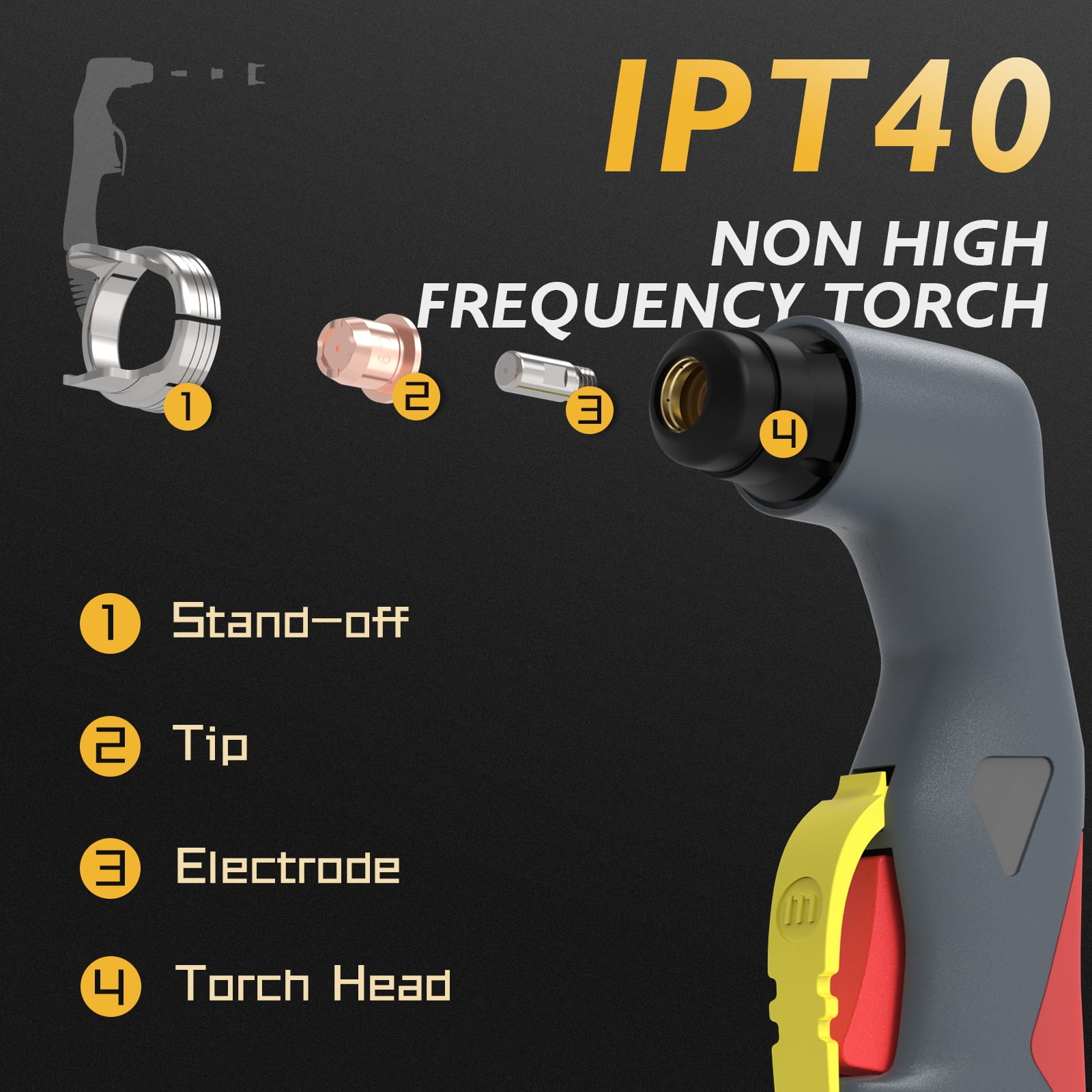 50A Non High Frequency Plasma Cutter Non Touch Pilot ARC 110/220V Dual Voltage Cutting Machine Image 7