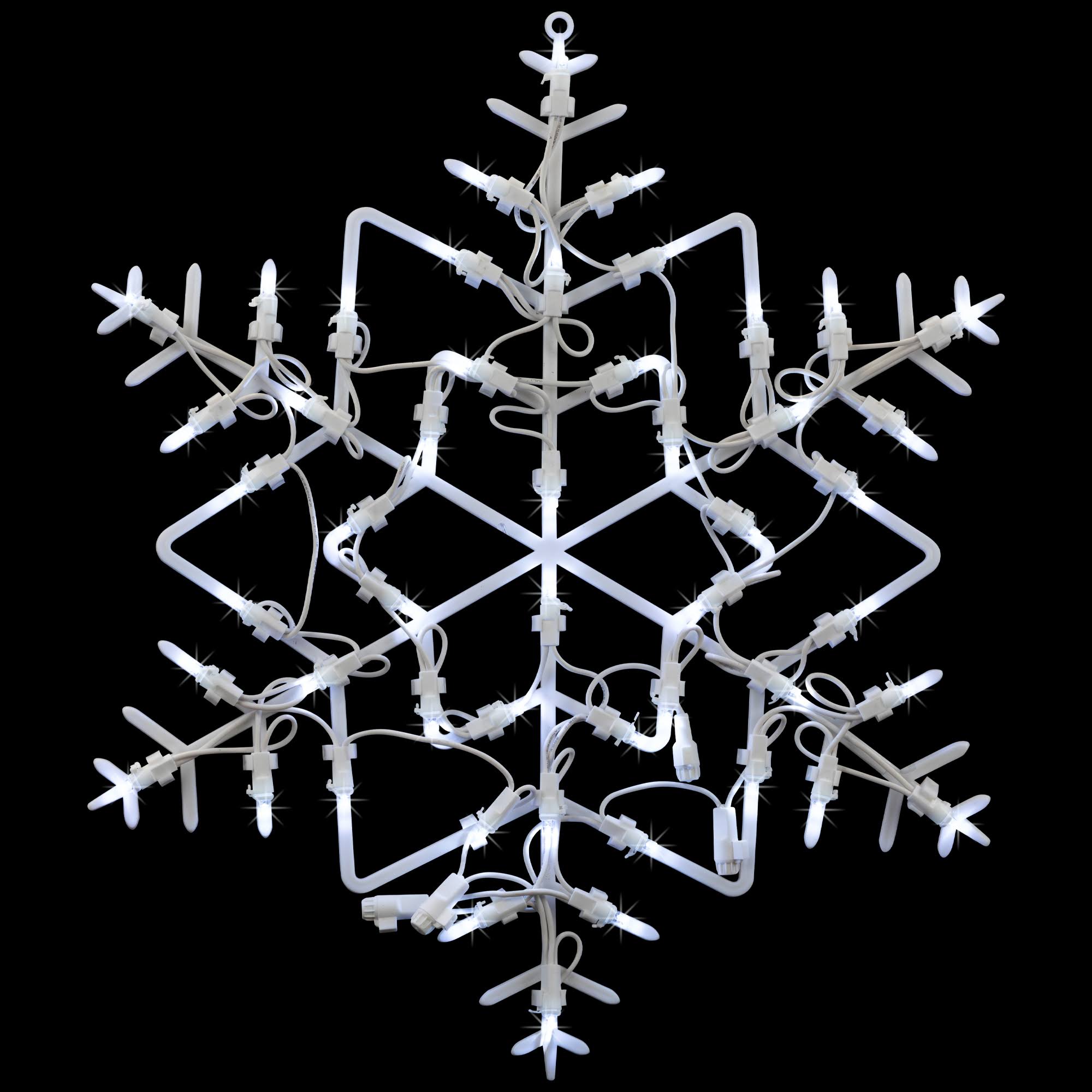 Northlight 18 in. LED Lighted Snowflake Christmas Window Silhouette Decoration