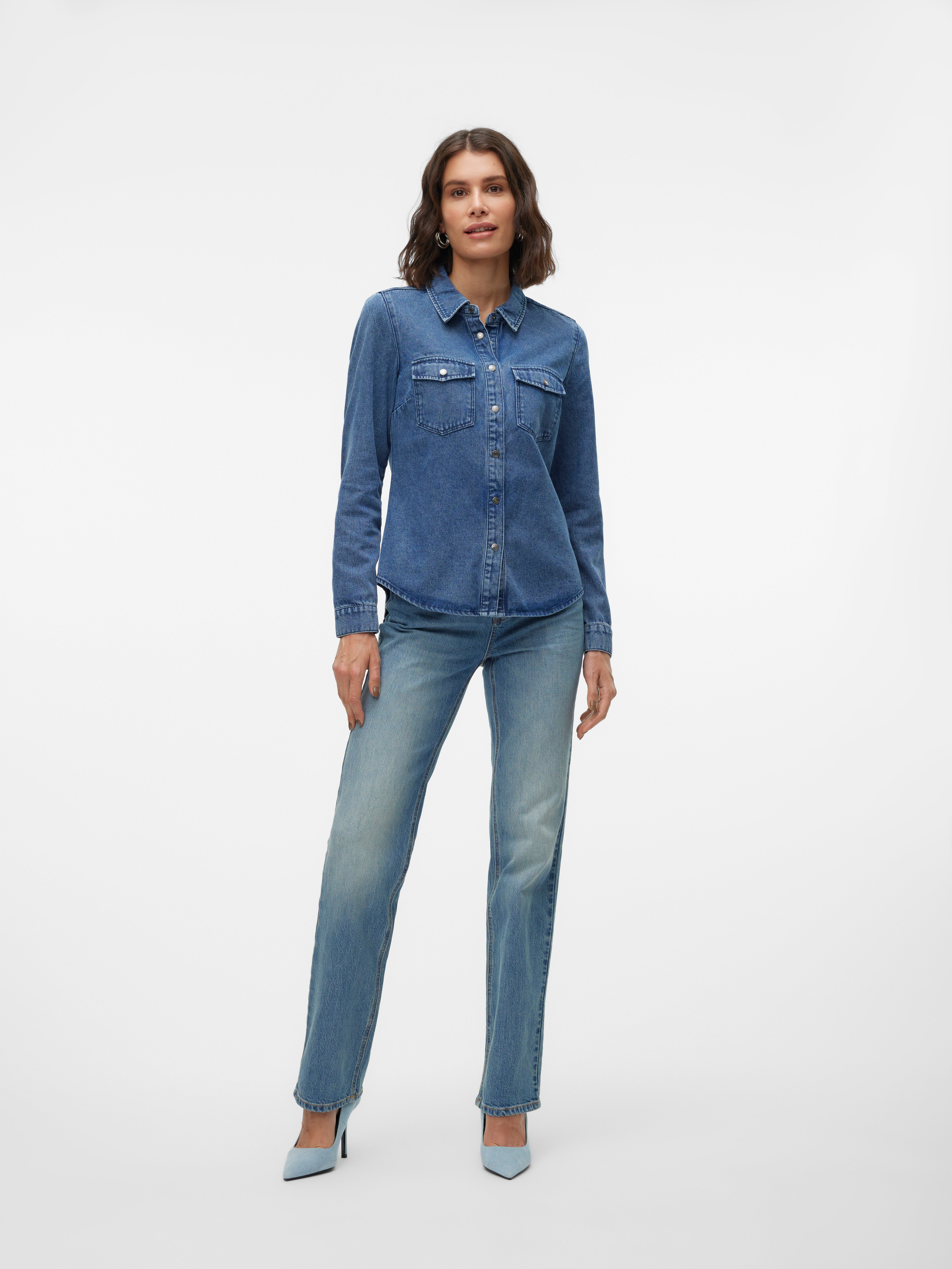 VERO MODA® VMJENNIE Denim shirt