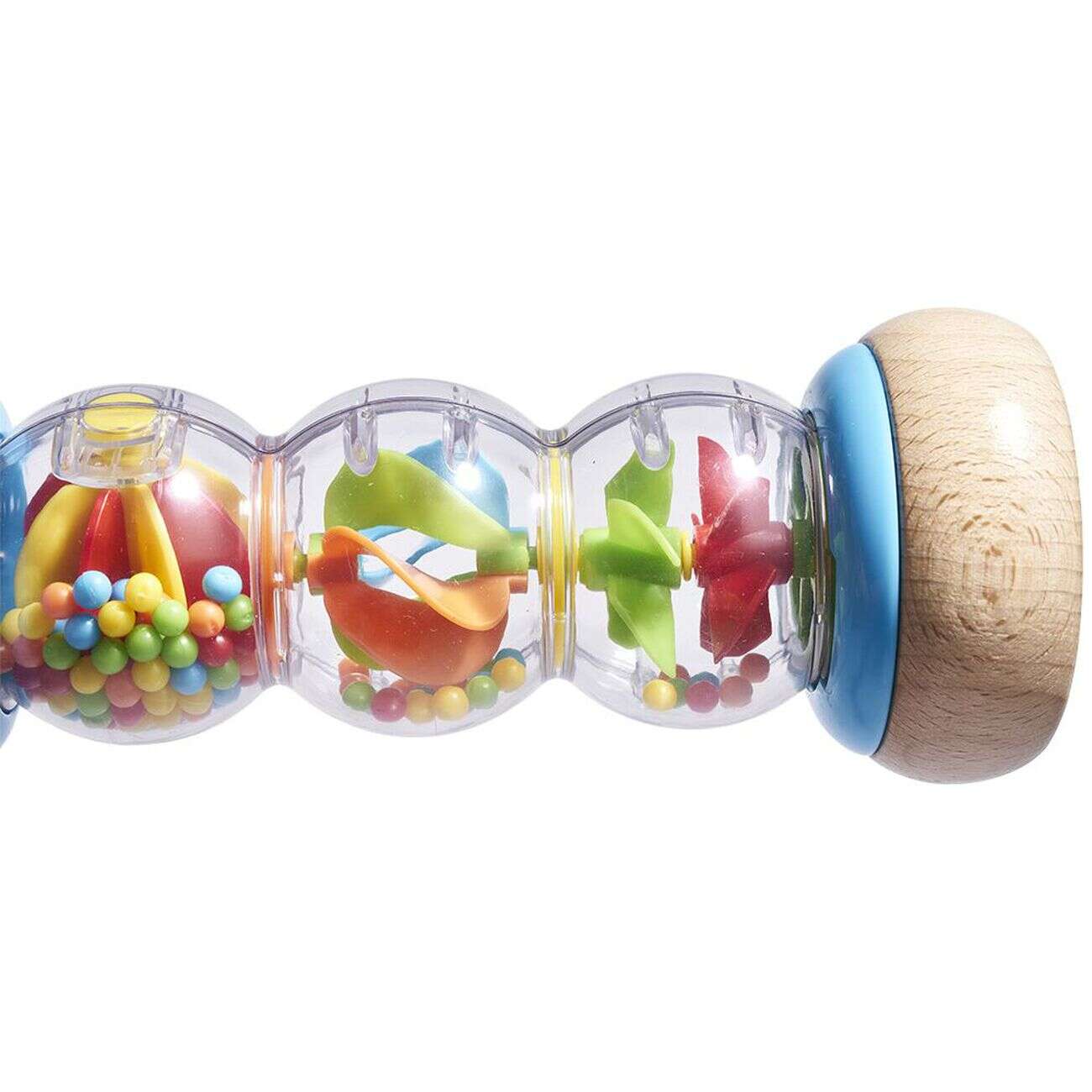 Hochet bâton de pluie en bois