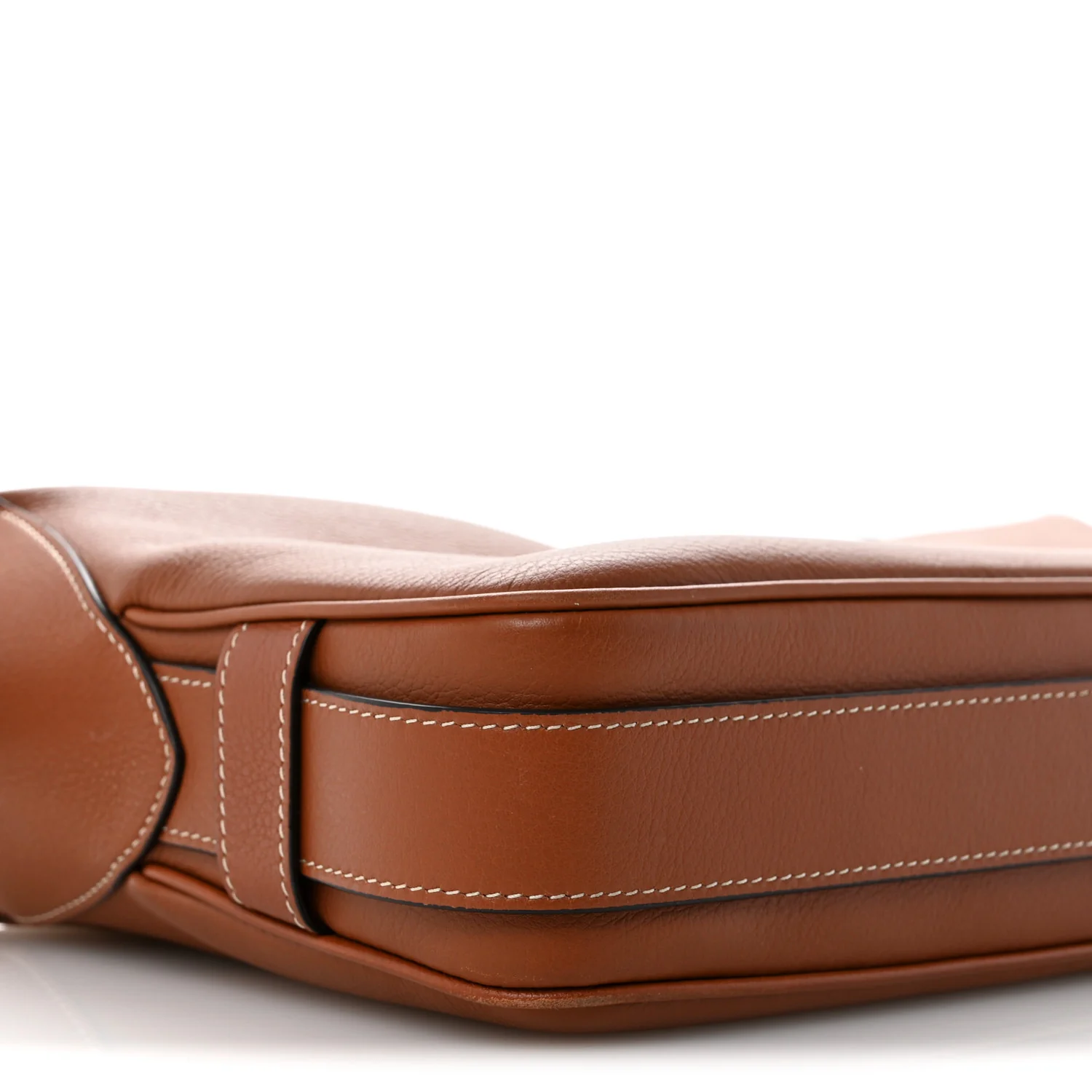Supple Calfskin Medium Romy Shoulder Bag Tan