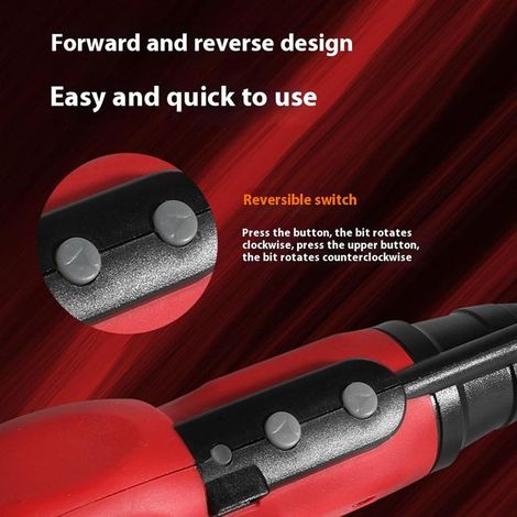 Petit tournevis électrique multifonction, rechargeable sans fil, portable et puissant pour travaux extérieurs — vue 3