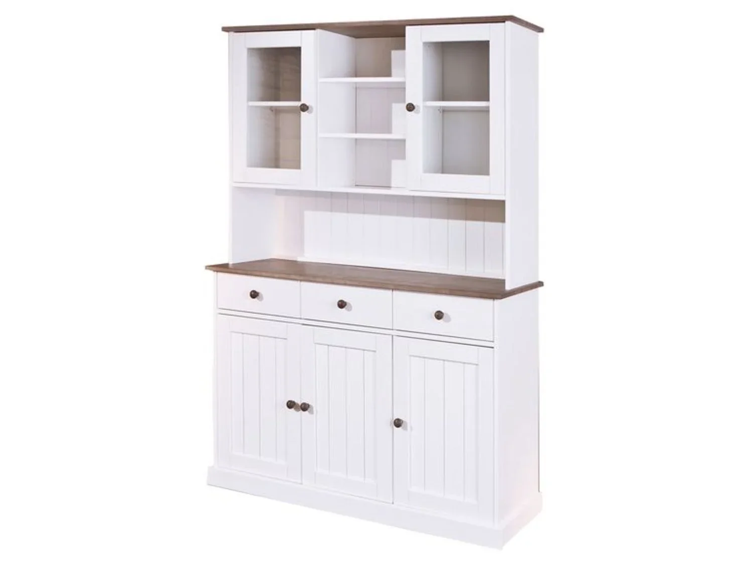 Inter Link Commode haut de gamme style campagnard, bois de pin