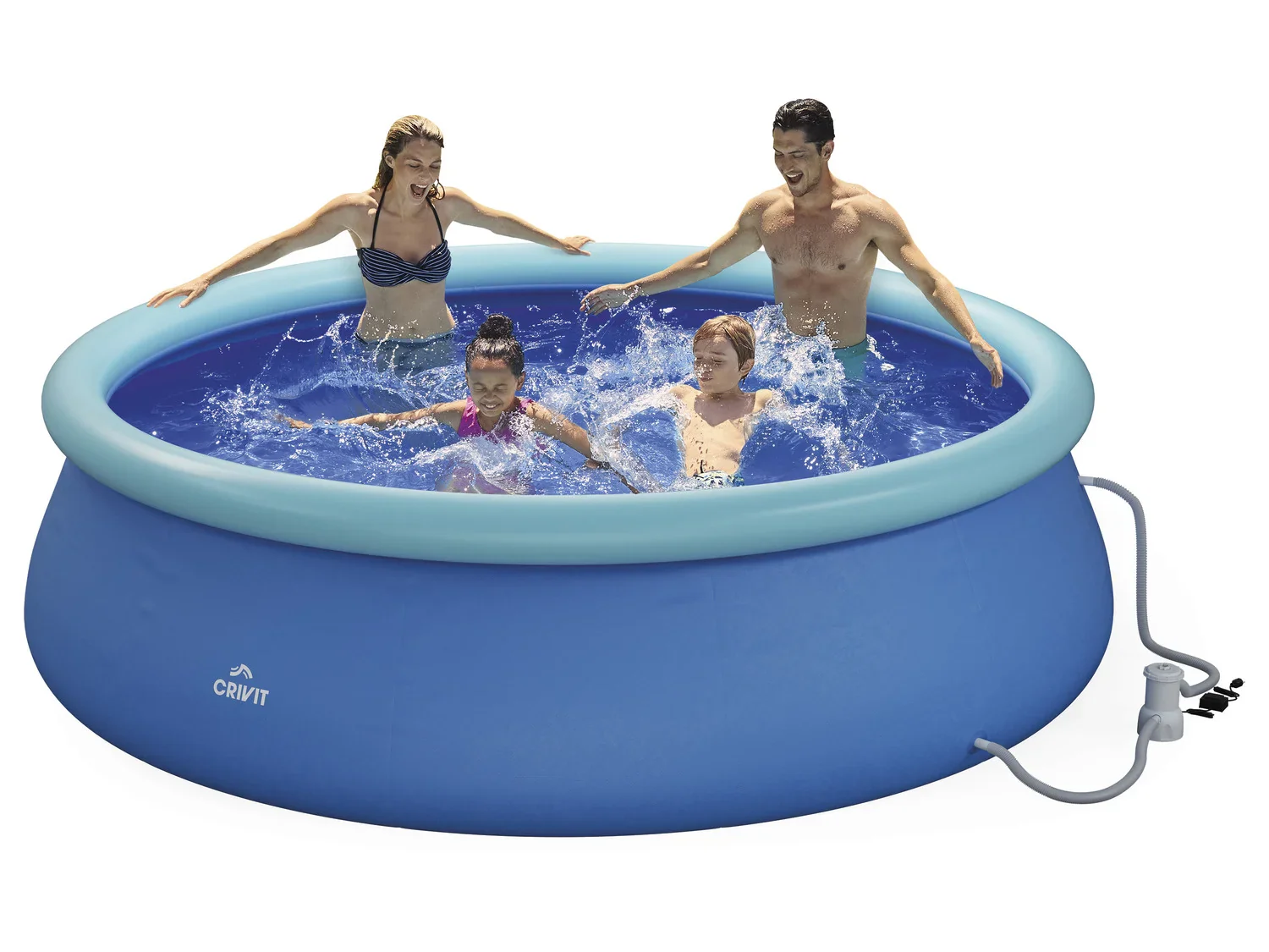 CRIVIT Piscine gonflable Quick-Up,  300 x 76 cm