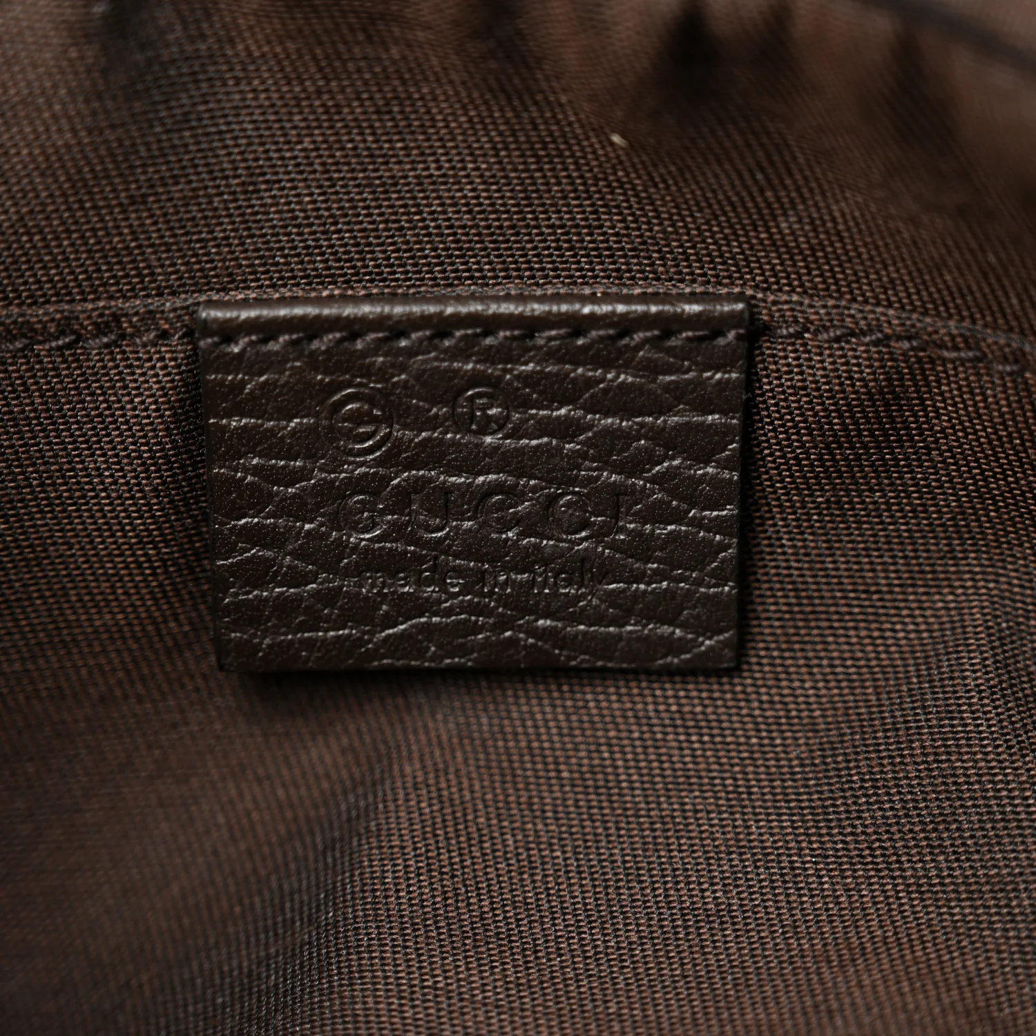 Monogram Belt Bag Dark Brown