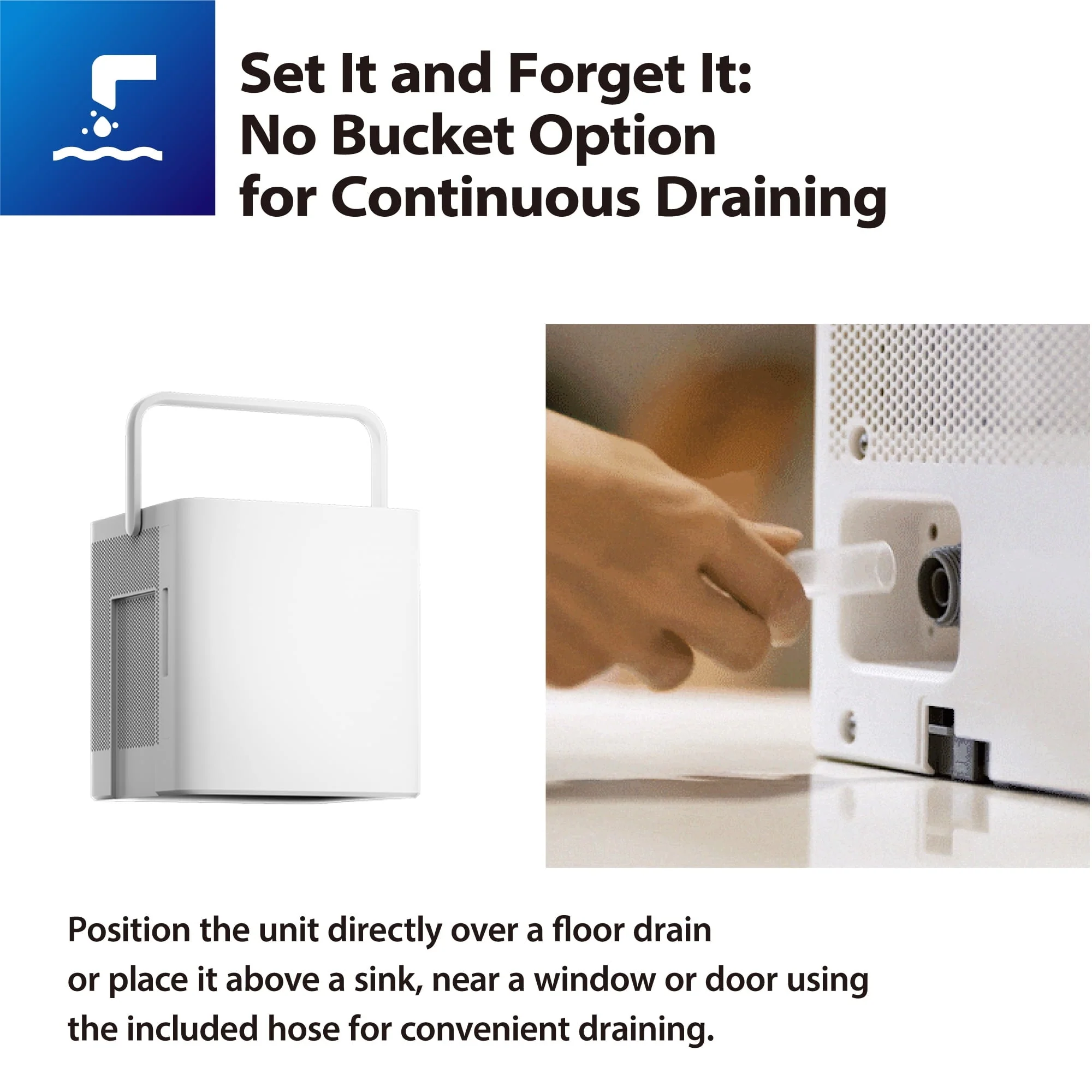 Midea Cube 20 - Pint Smart WiFi Dehumidifier, Coverage up to 2, 000 Sq. Ft