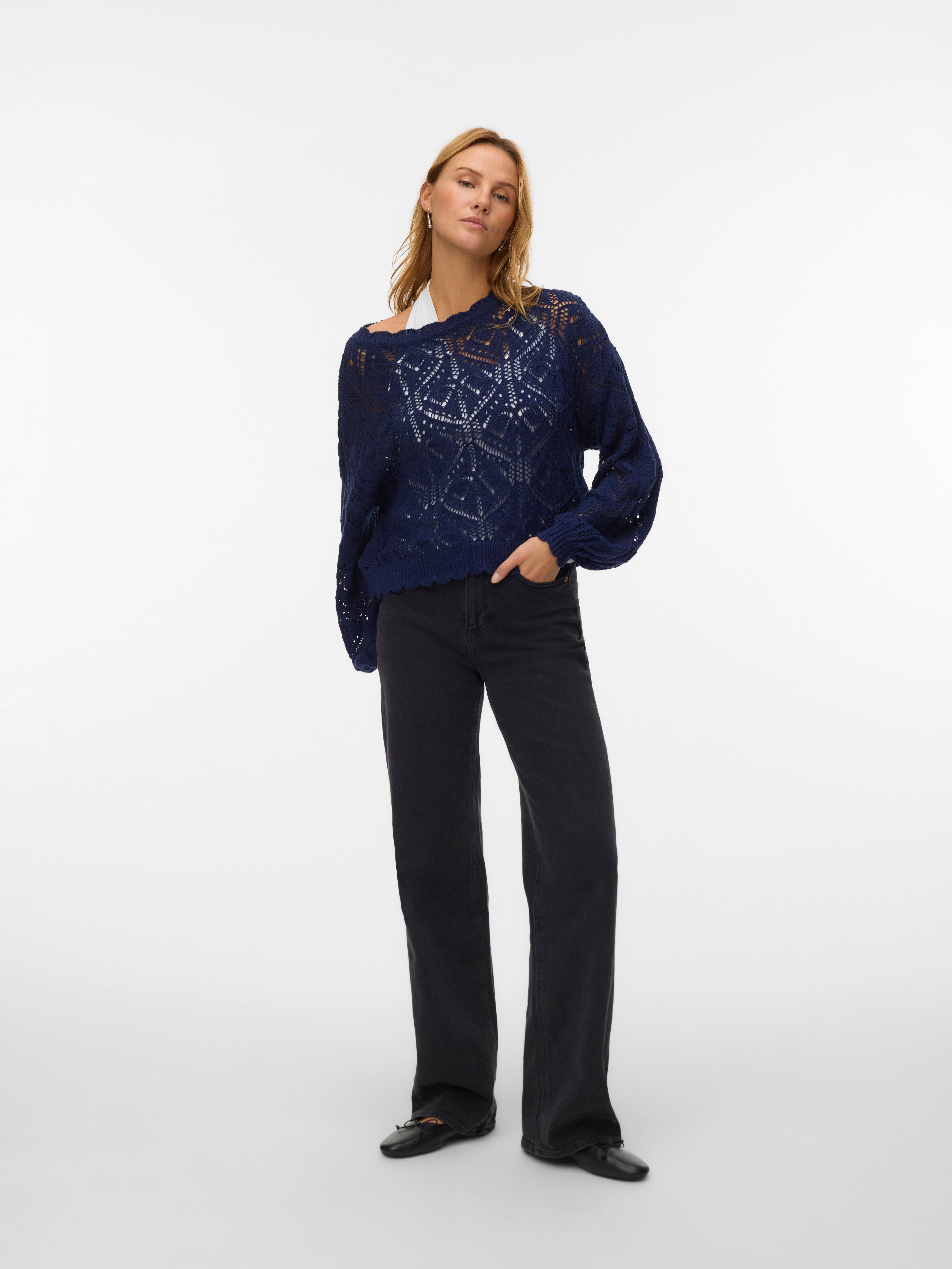 VERO MODA® VMFIOLA Knitted pullover