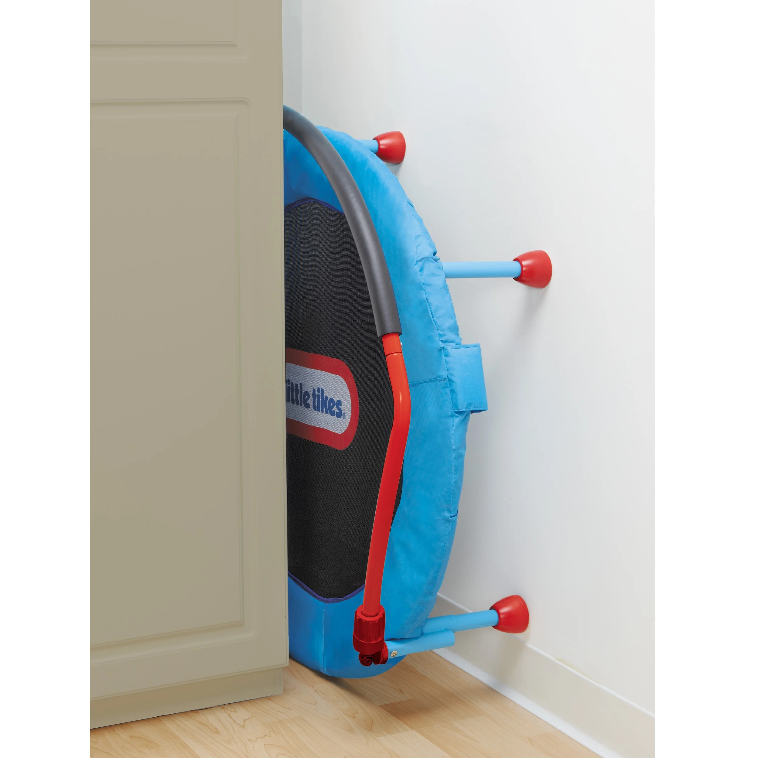 Easy Store 3-Foot Trampoline, with Hand Rail, Blue - Image 6