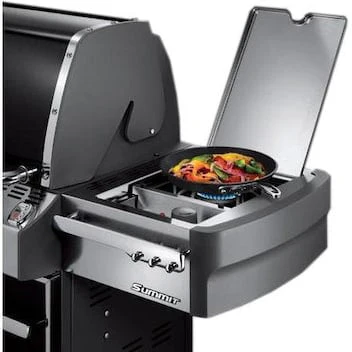 Weber Summit E 470 Propane Gas Grill With Rotisserie, Sear Burner Side Burner Black 7171001 Image 3
