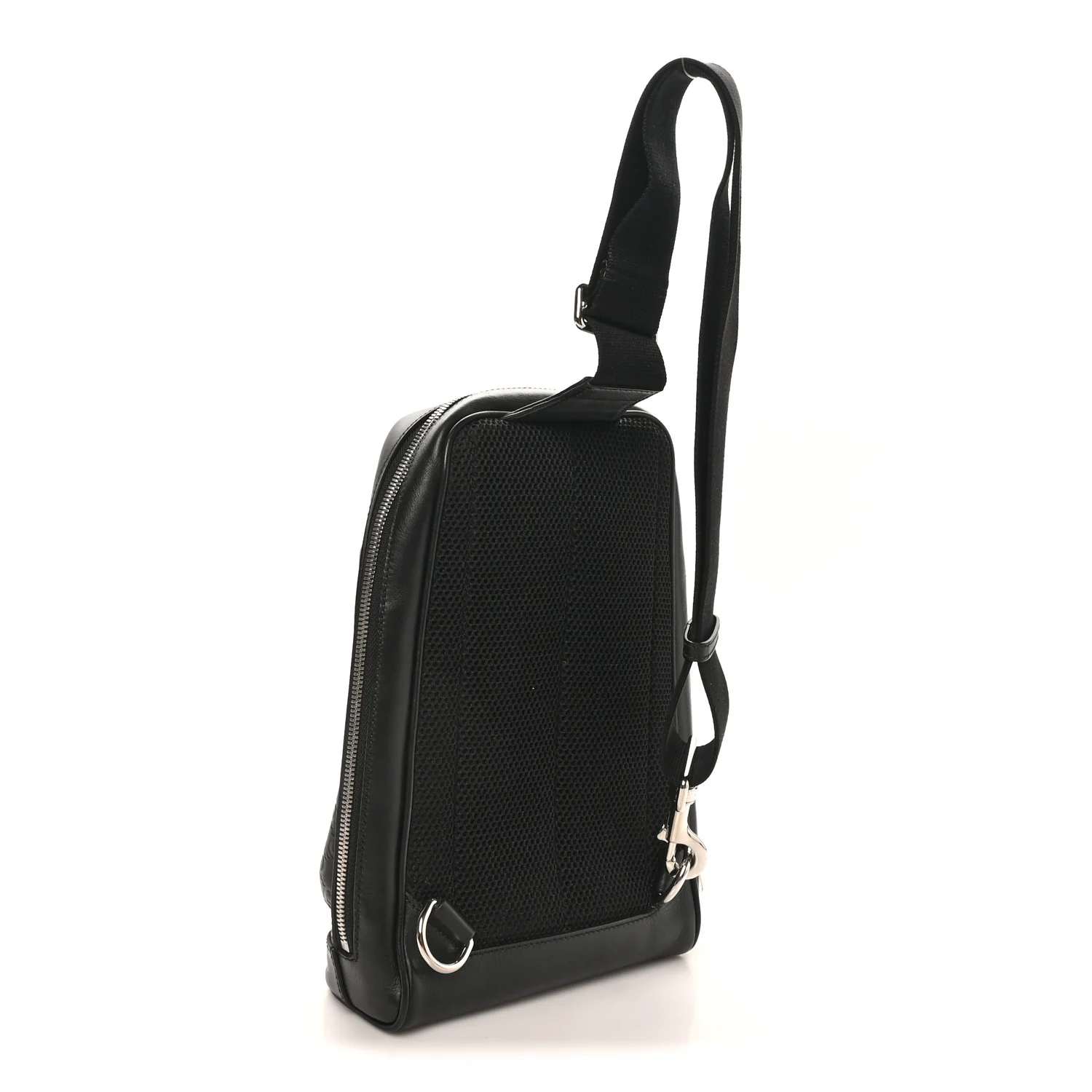 Guccissima Sling Backpack Black