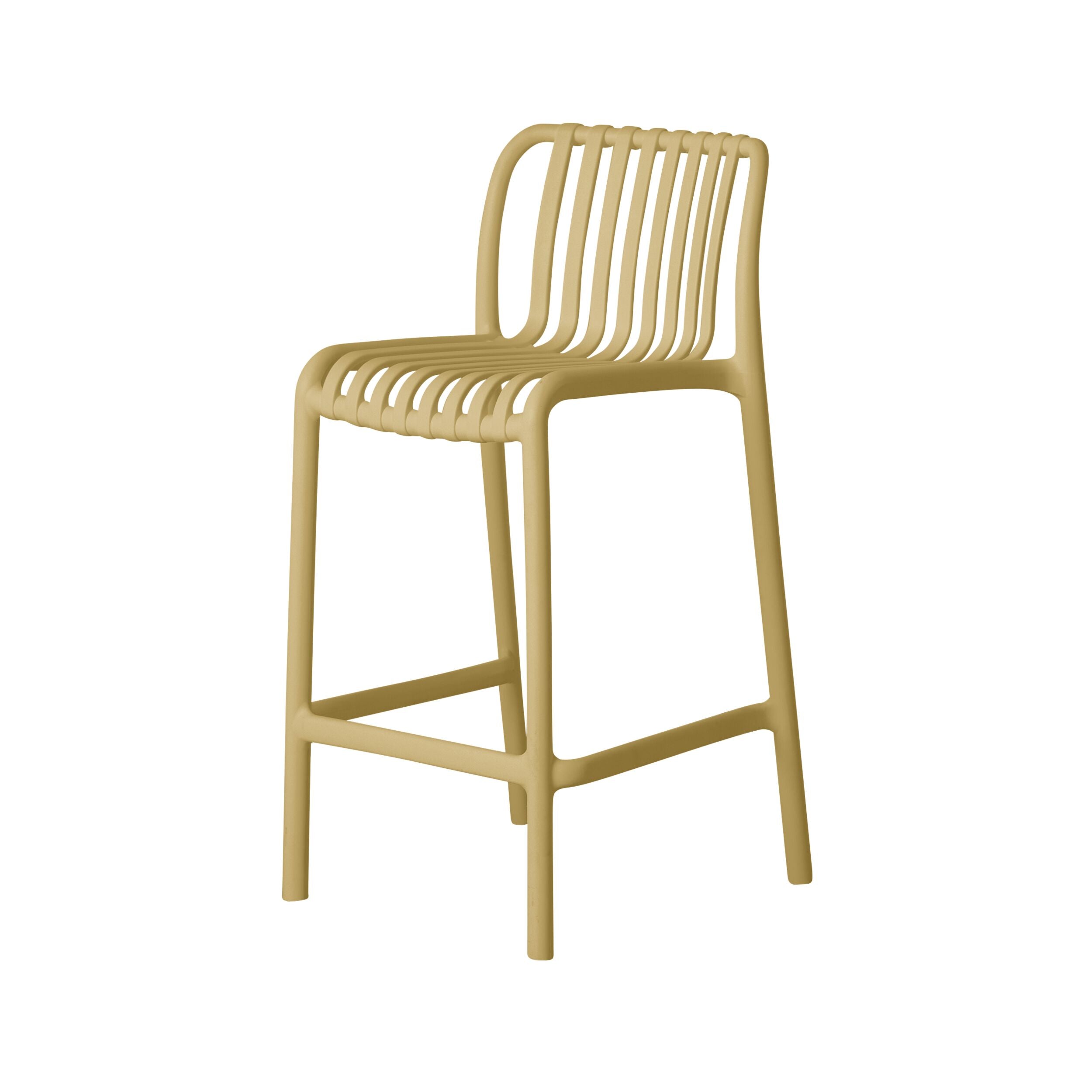 Jesi Bar Stool Butter Yellow