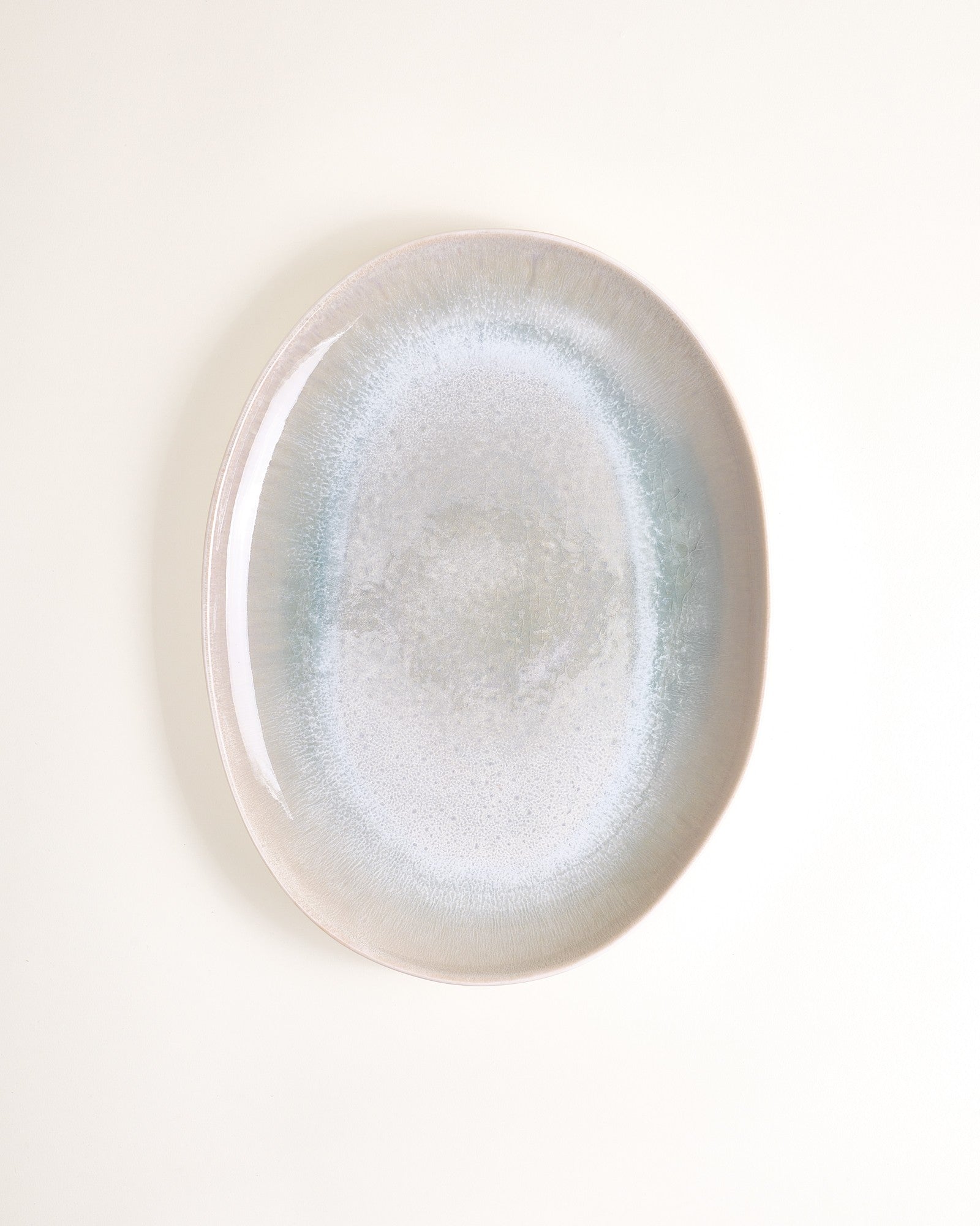 AREIA - SERVING PLATTER L OVAL GRAY