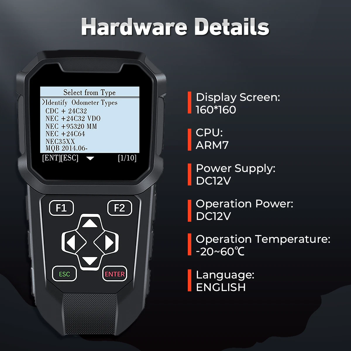 MT401 Automotive Odometer Adjustment Tool Cluster Correction Tool Car Diagnostic Tool OBD2 Scanner Mileage Calibration OBDII Code Reader - Image 10