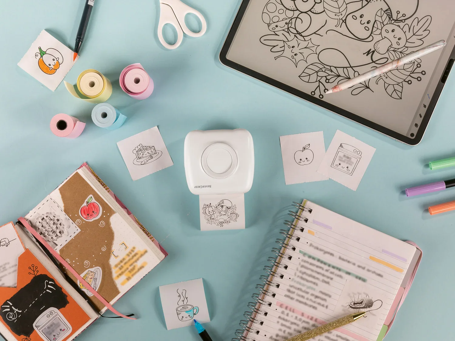 SILVERCREST Mini Pocket Printer avec rouleau de papier