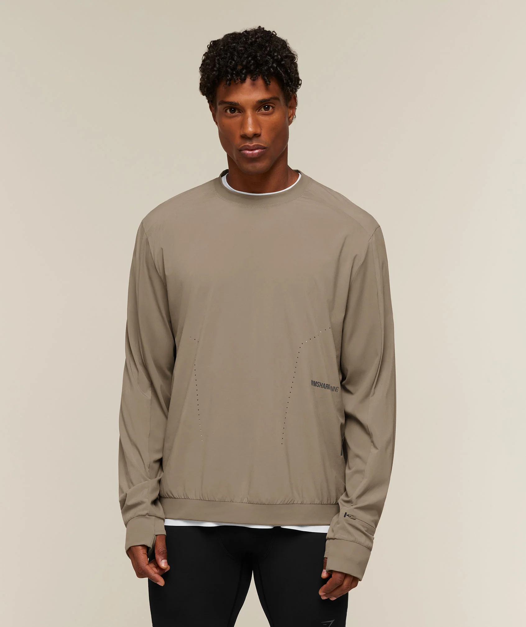 RUNNING ELITE CREW - Lifestyle Brown