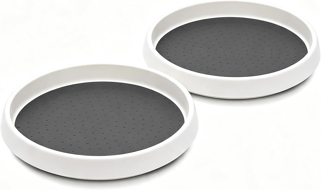Lazy Susan Turntable Organizer 2 Pack - 10