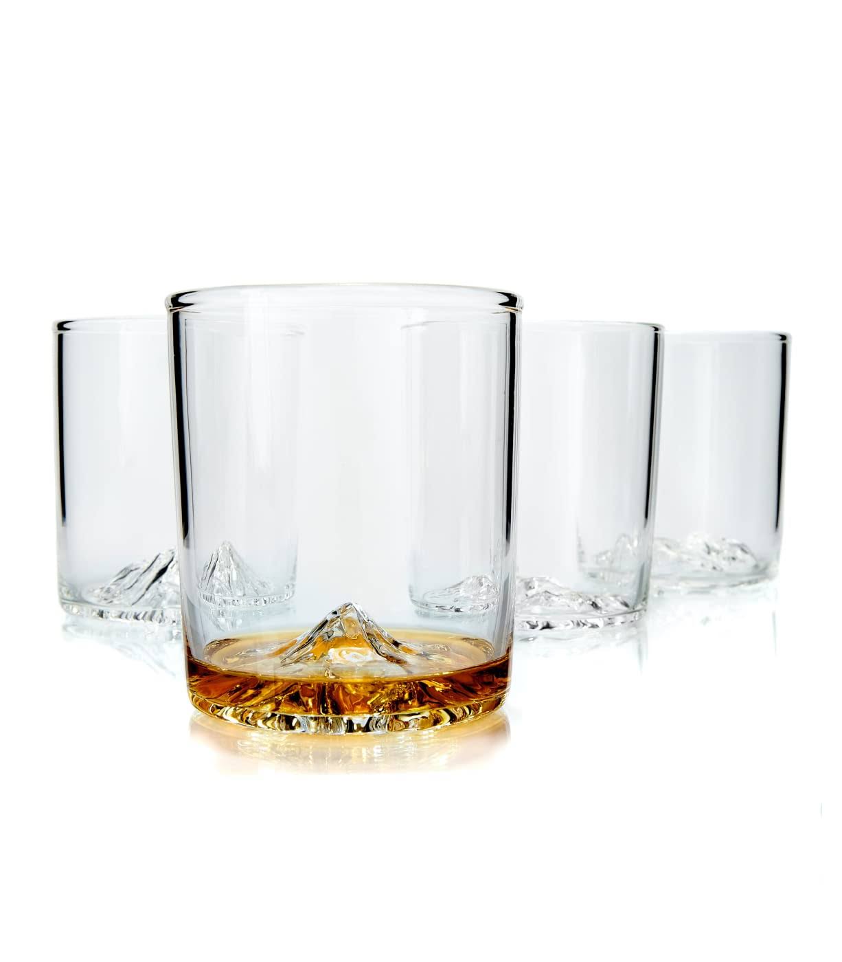 Pacific Northwest - Set of 4 Whiskey Glasses