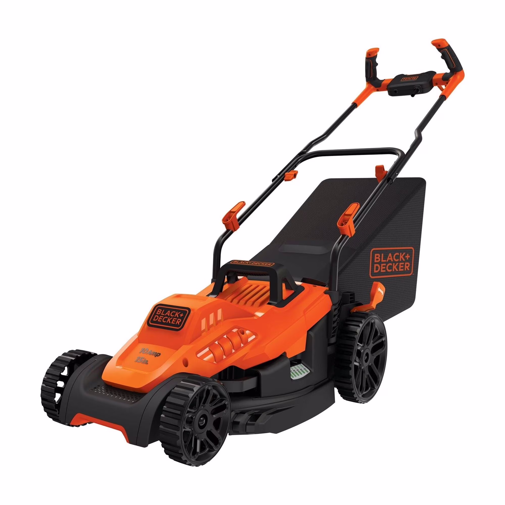 BLACK+DECKER 15 Corded Electric Push Walk - Behind Mower, Comfort Grip Handle