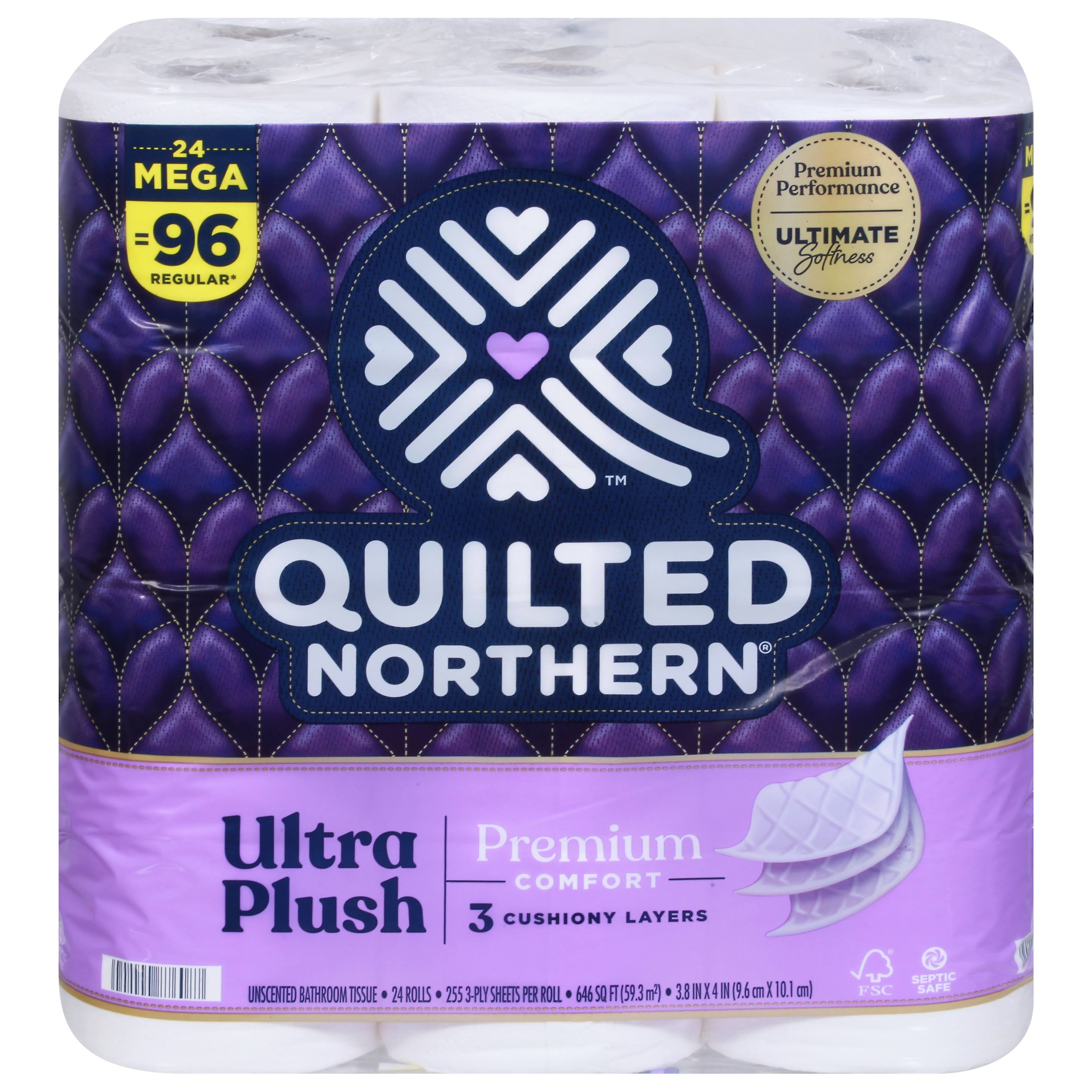 Quilted Northern Ultra Plush Toilet Paper 24 Mega Rolls
