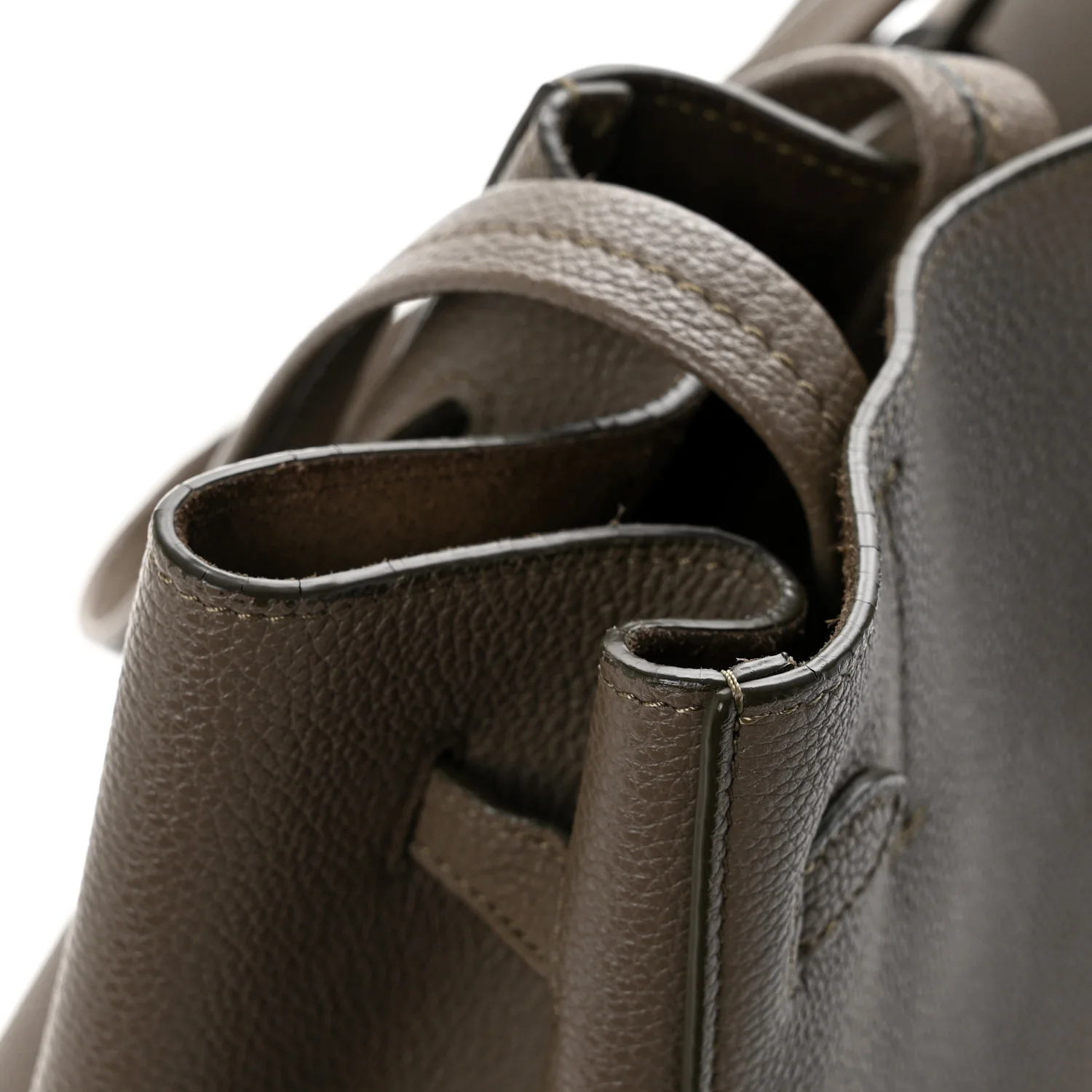 Soft Grained Calfskin Small Belt Cabas Phantom  Taupe