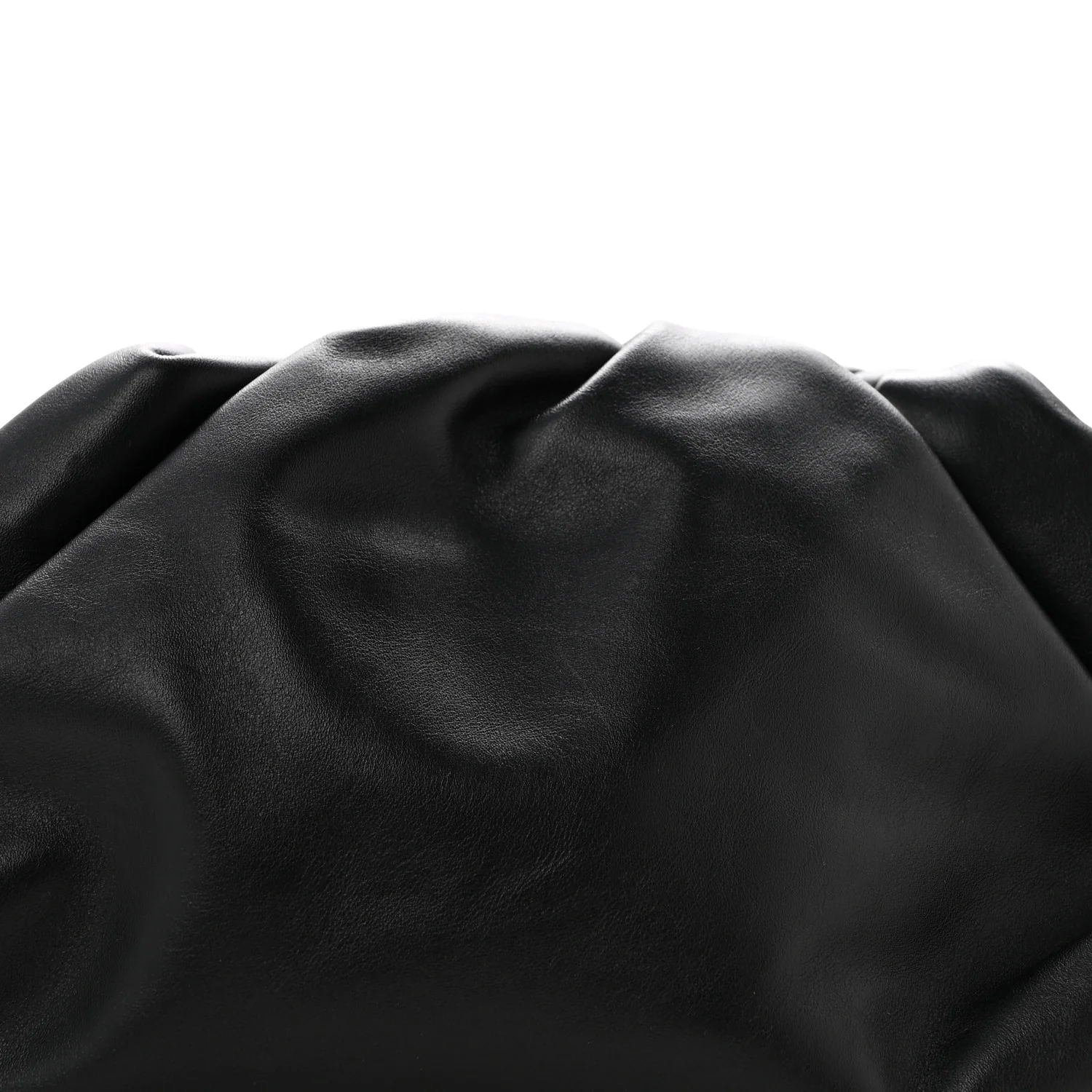 Smooth Butter Calf The Pouch Oversized Clutch Black