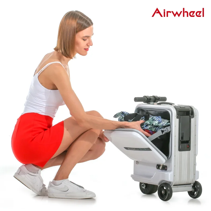 20 Inch SE3miniT Smart Robot Electrical Riding Luggage Ride on Scooters Carry On Luggage for Travel - Image 4