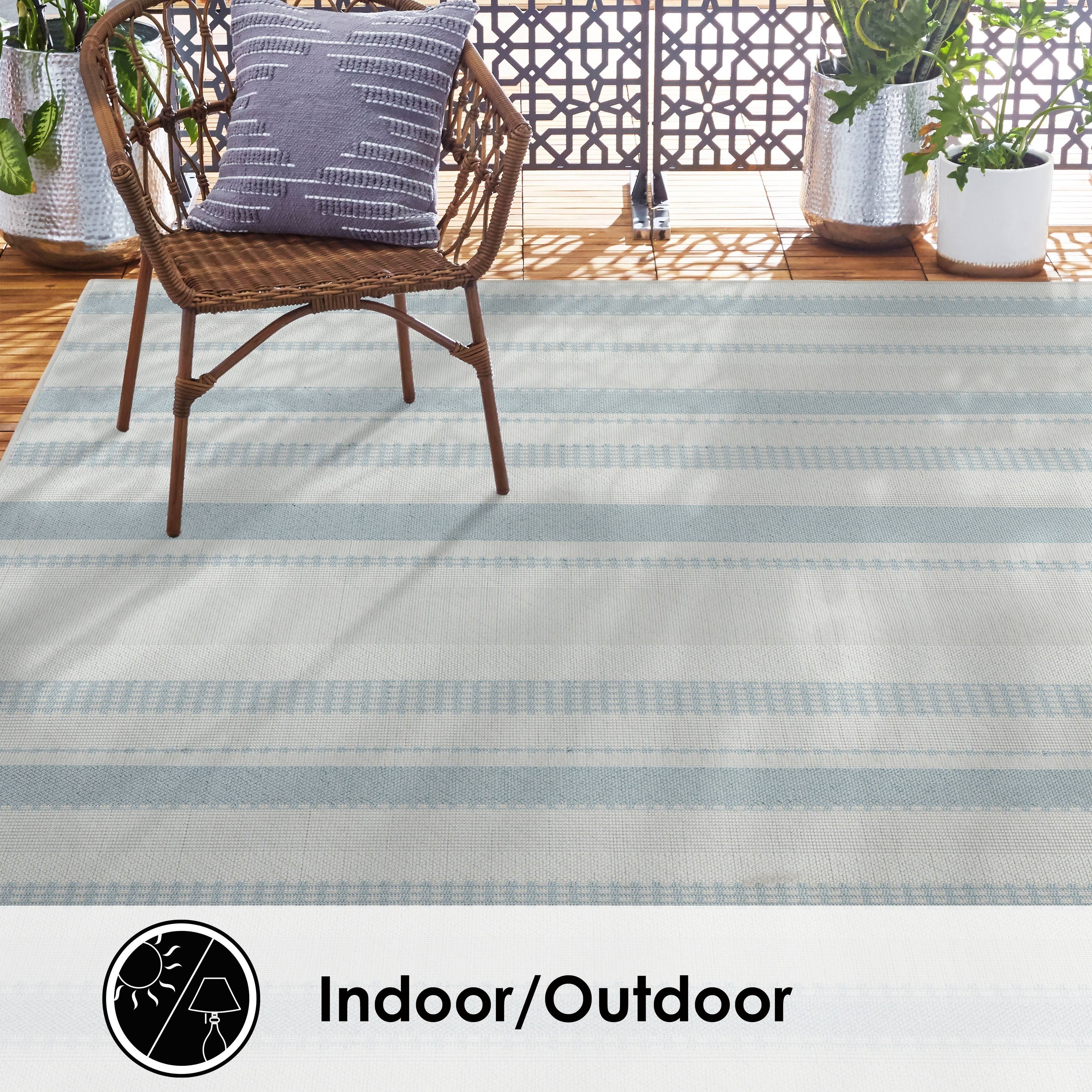 Home Dynamix Tripoli Mateo Area Rug Blue/Cream, 5'3