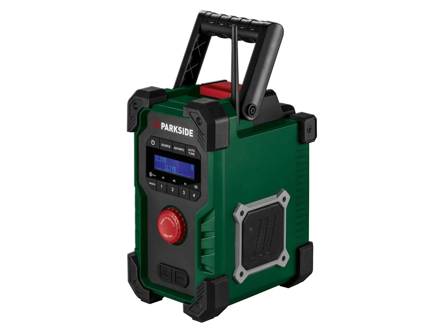 PARKSIDE Radio de chantier sans fil PBR 10 A1, 20V / 12V