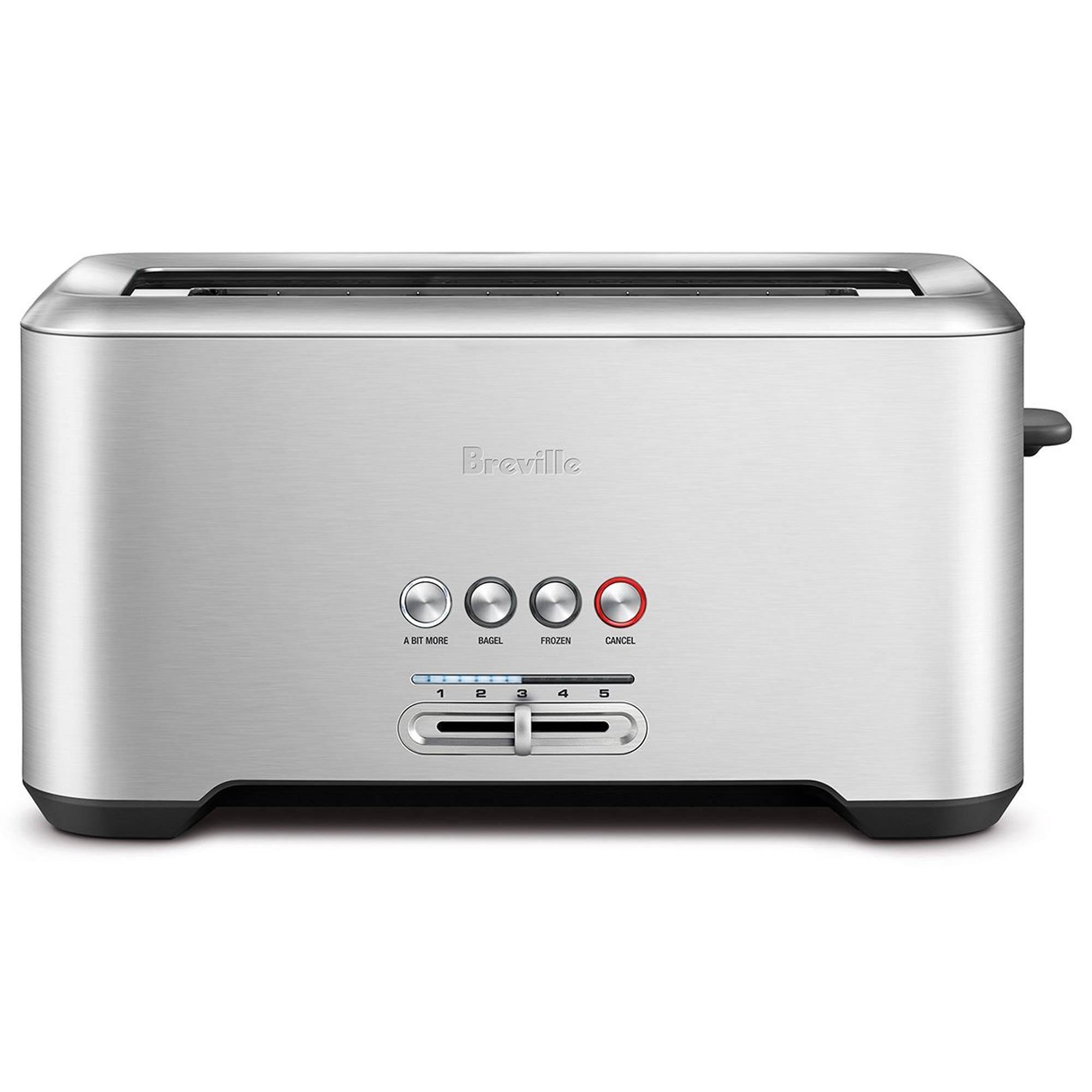 Breville Bit More 4-Slice Toaster - Stainless Steel