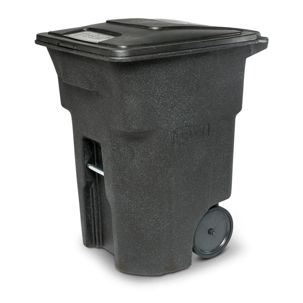96-Gallon Wheeled Trash Can with Lid