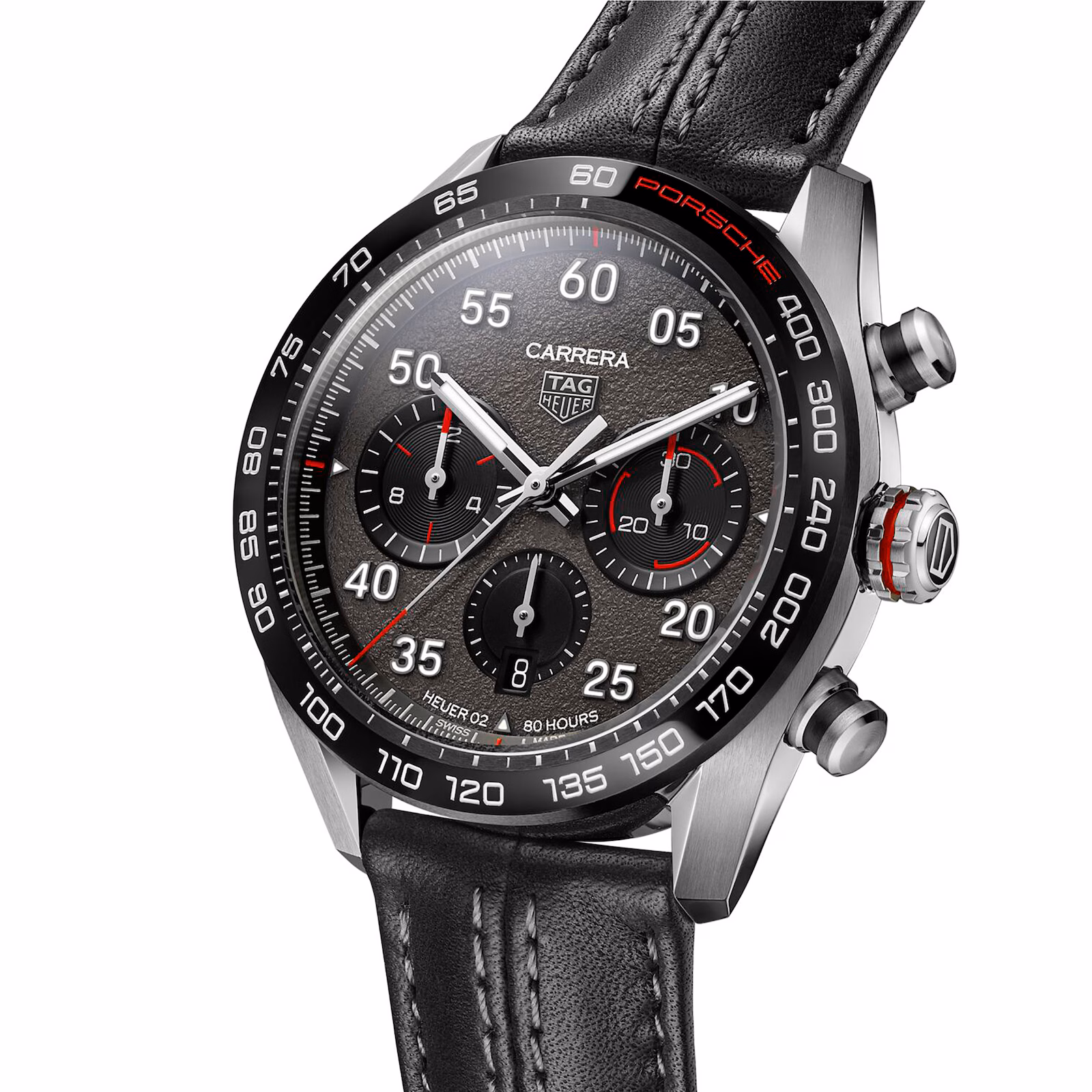 【Super Clone】TAG Heuer Carrera Porsche Chronograph Special Edition 44 mm Calibre Heuer 02 Automatic CBN2A1F.FC6492