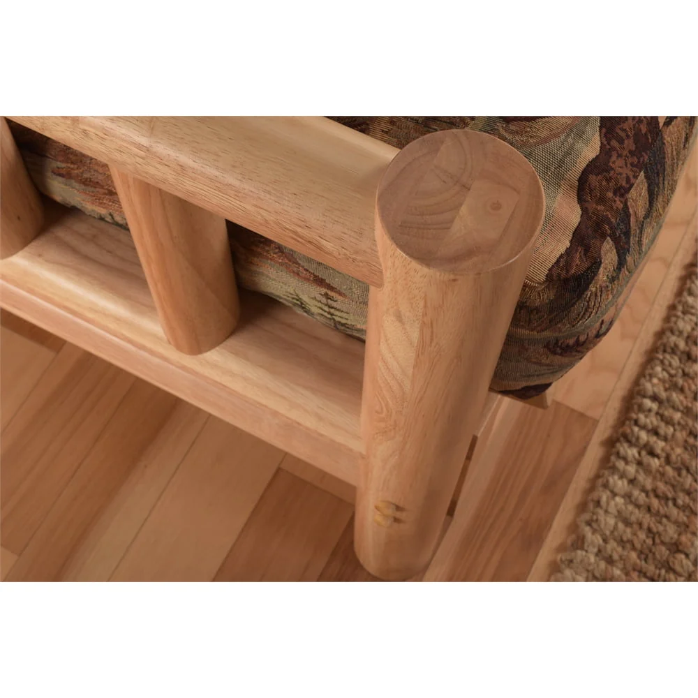 Kodiak KFLDNTFRAMEMD2 Lodge Natural Futon Frame Only Full Size(Default Title) Image 2