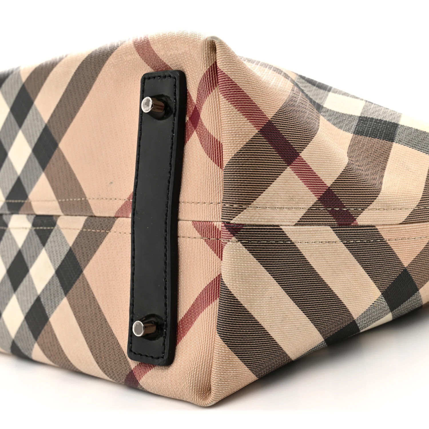 Supernova Check Small Nickie Tote Black
