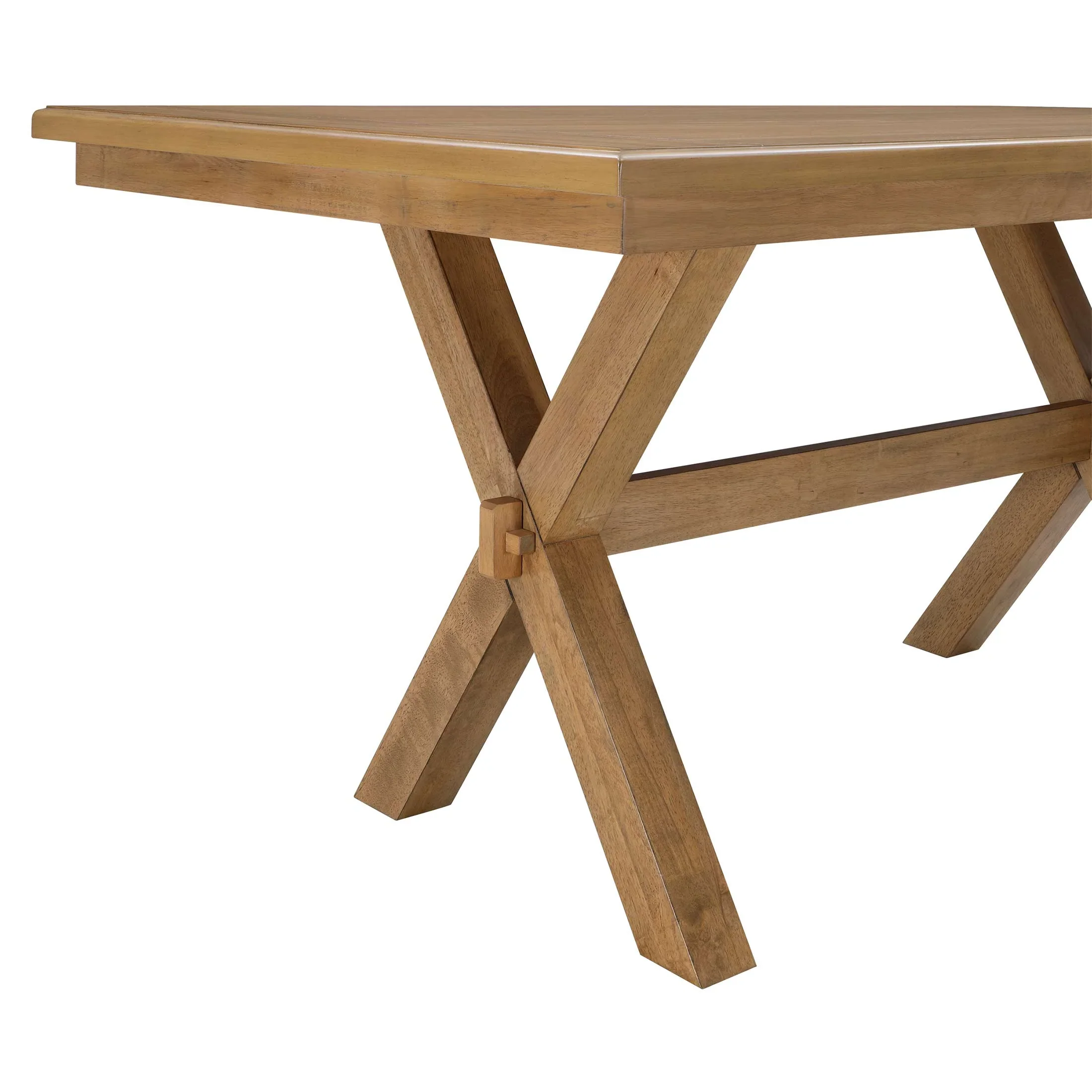 Better Homes & Gardens Maddox Crossing Dining Table, Brown Finish