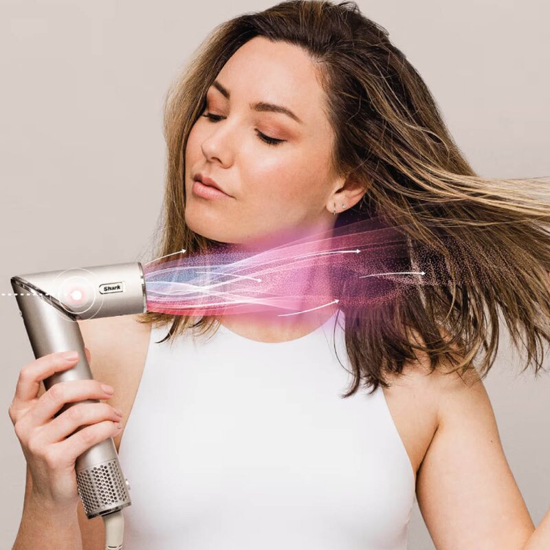 FlexStyle 5-i-1 multistyler og hårføner m/ oppbevaringsveske HD446SLEU stone