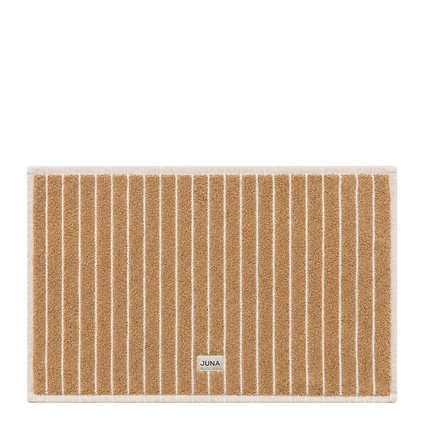 Soft baderomsmatte 70x50 cm karamell/offwhite